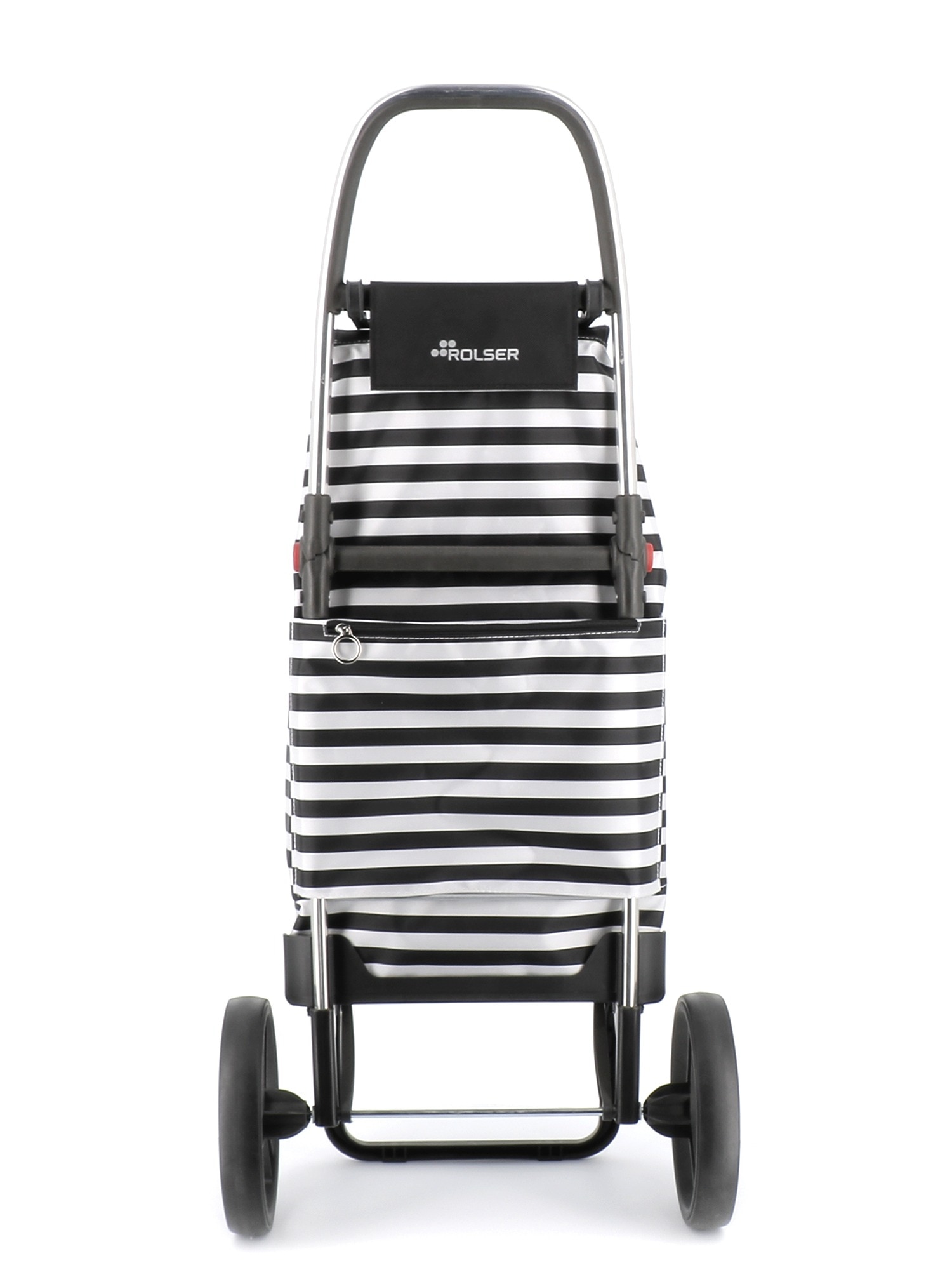 Imagen 4 de Carro de la compra I-Max Marina 2 Ruedas Grandes Plegable Rolser - Blanco / Negro Blanco / Negro