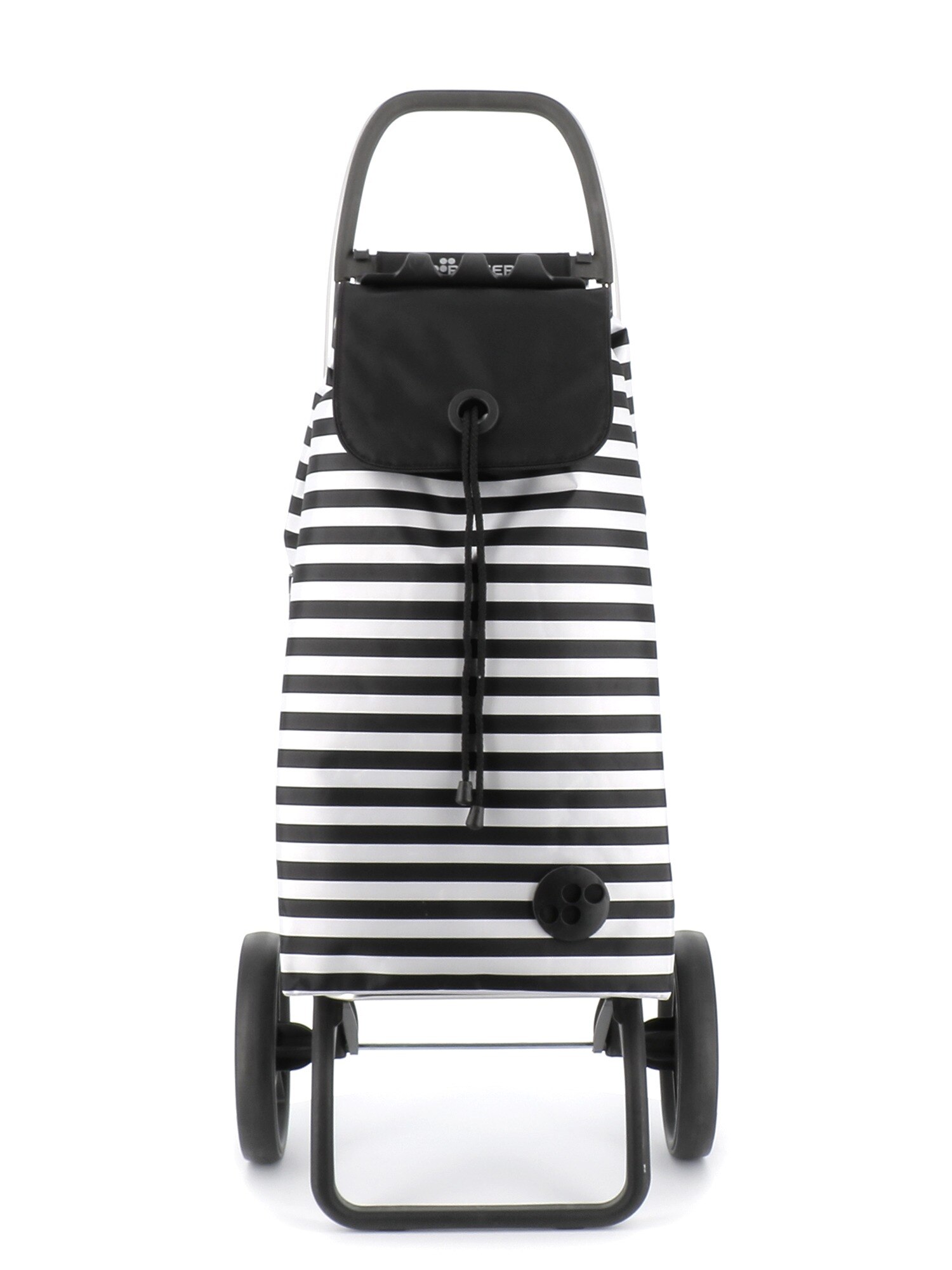 Imagen 5 de Carro de la compra I-Max Marina 2 Ruedas Grandes Plegable Rolser - Blanco / Negro Blanco / Negro