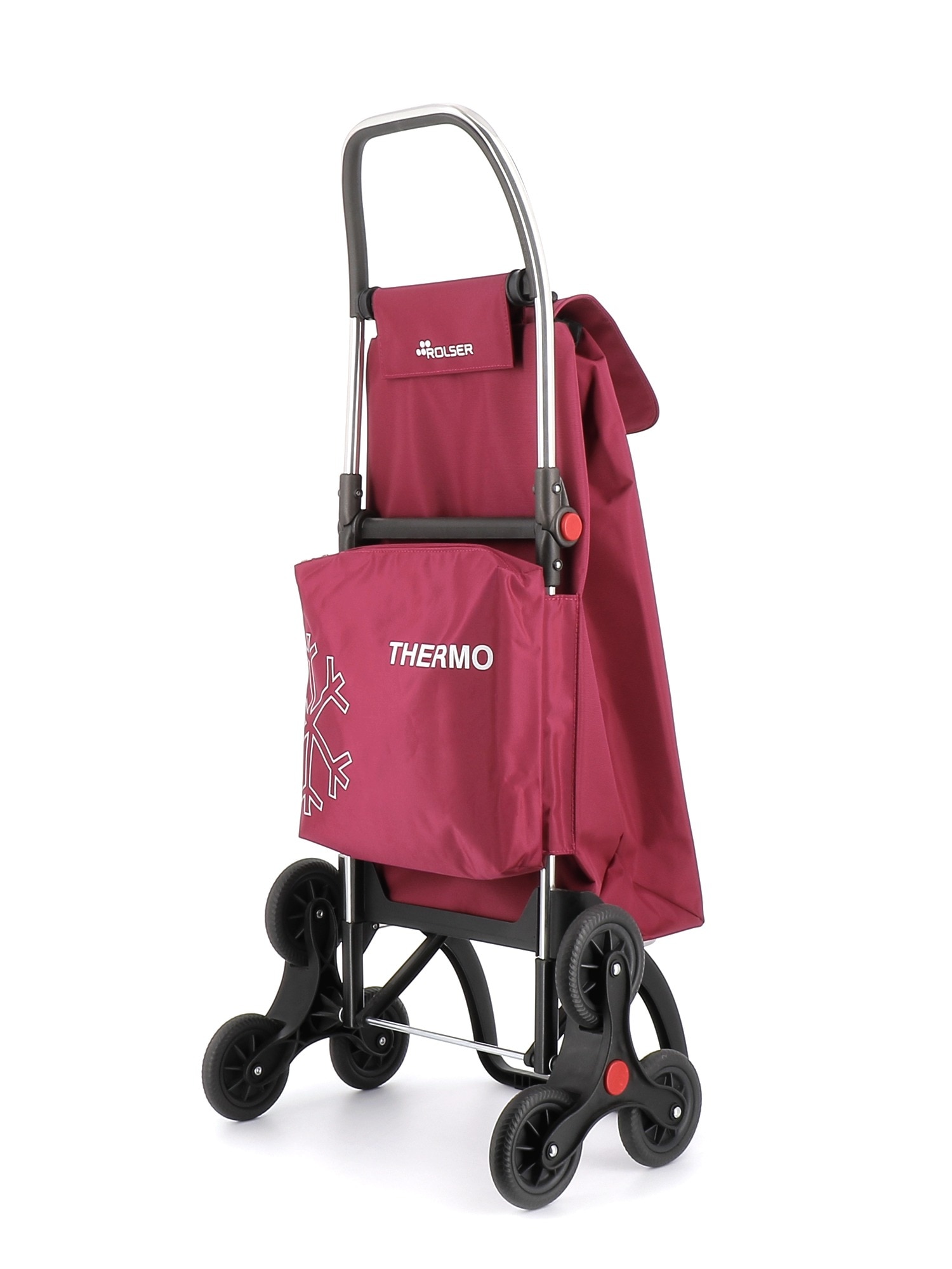Imagen 0 de Carro de la compra I-Max Termo Zen 6 Ruedas Sube Escaleras Plegable Rolser Rojo