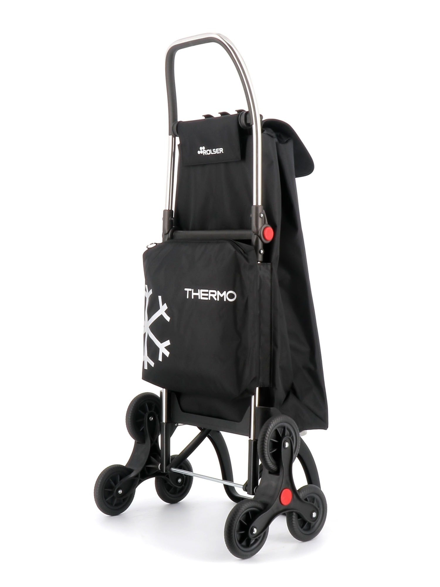 Carro de la compra I-Max Termo Zen 6 Ruedas Sube Escaleras Plegable Rolser - Negro Negro-1