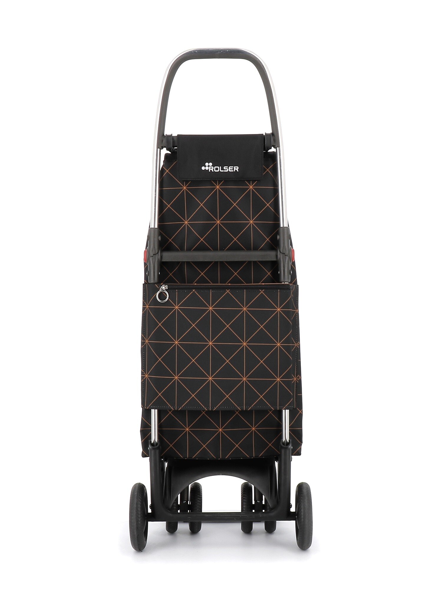 Imagen 3 de Carro de la compra I-Max Star 4 Ruedas 2 Giratorias Plegable Rolser - Naranja Naranja