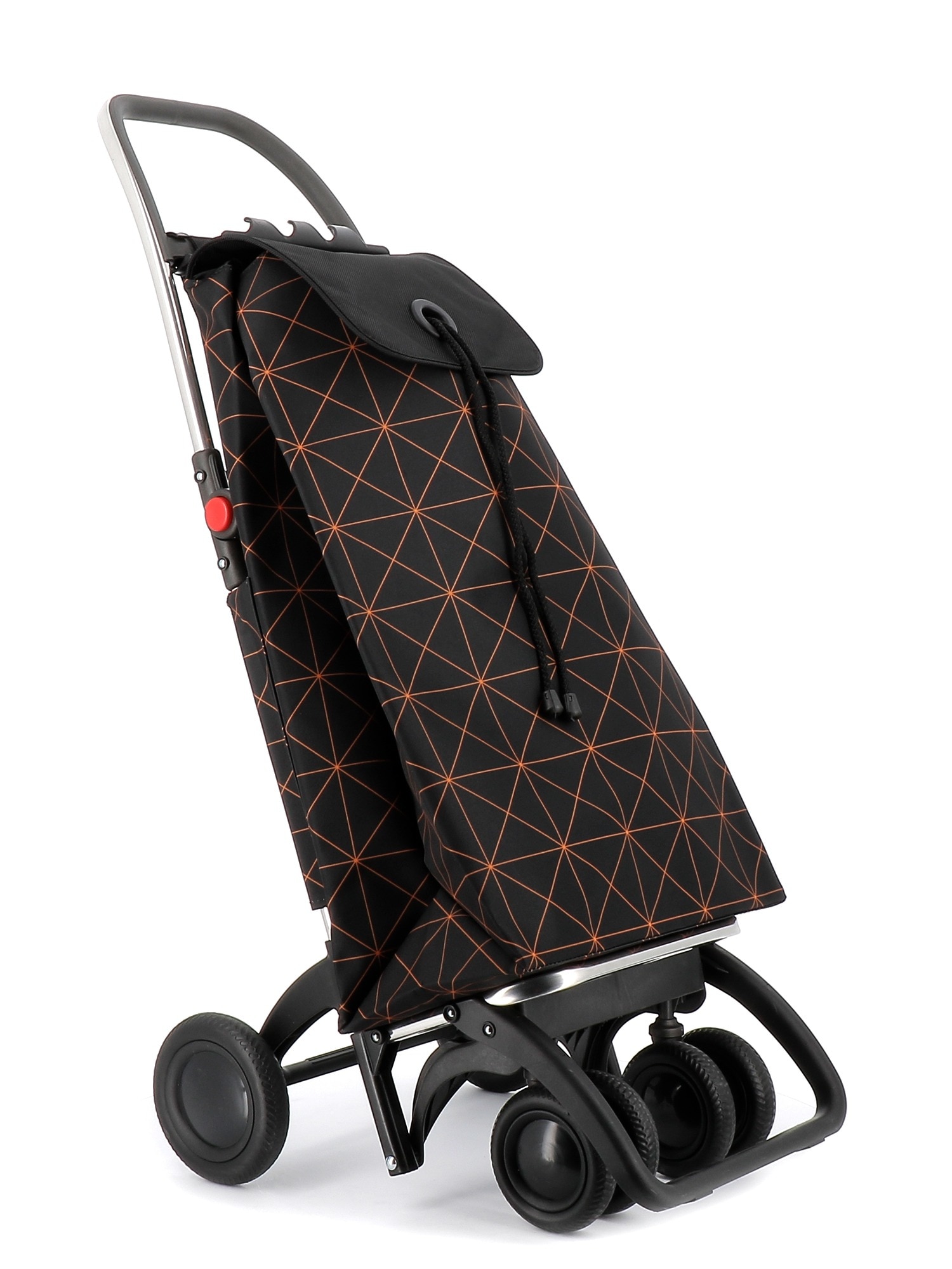Imagen 5 de Carro de la compra I-Max Star 4 Ruedas 2 Giratorias Plegable Rolser - Naranja Naranja
