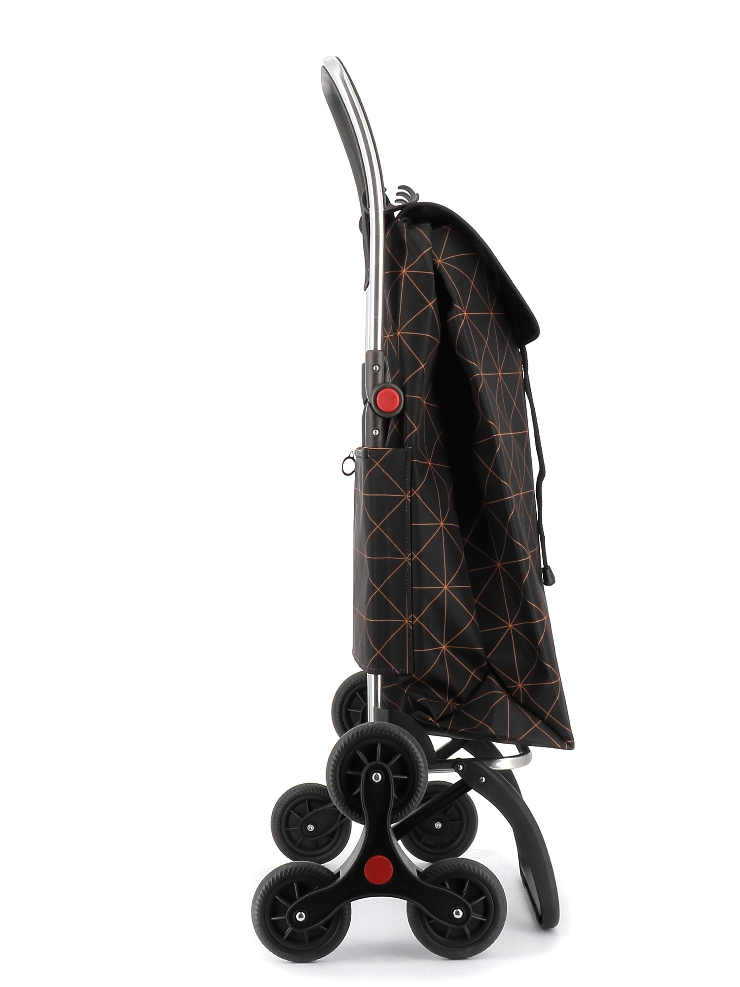 Imagen 2 de Carro de la compra I-Max Star 6 Ruedas Sube Escaleras Plegable Rolser - Naranja Naranja
