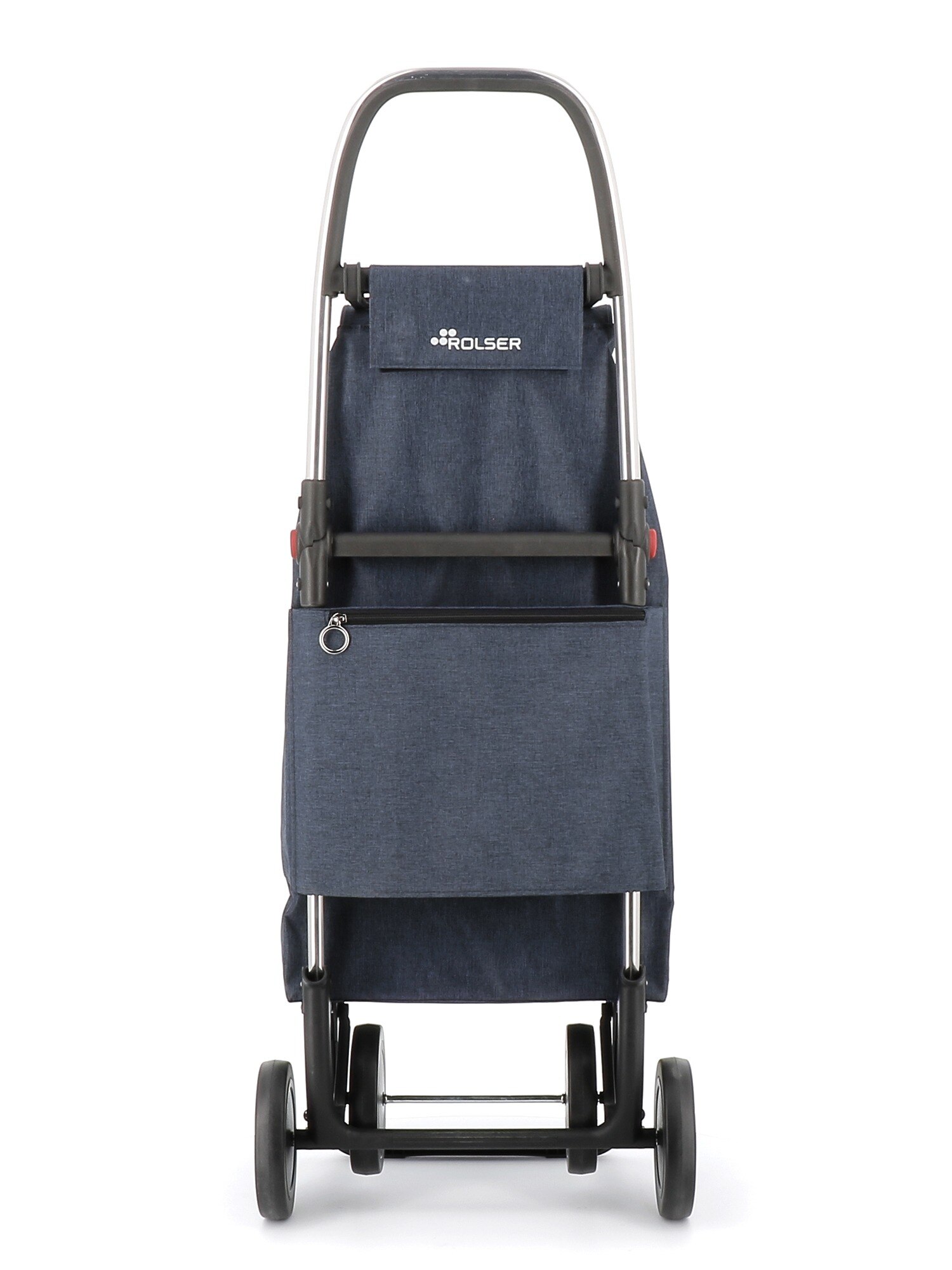 Carro de la compra I-Max Tweed 4 Ruedas Plegable Rolser - Azul marino Azul marino-3
