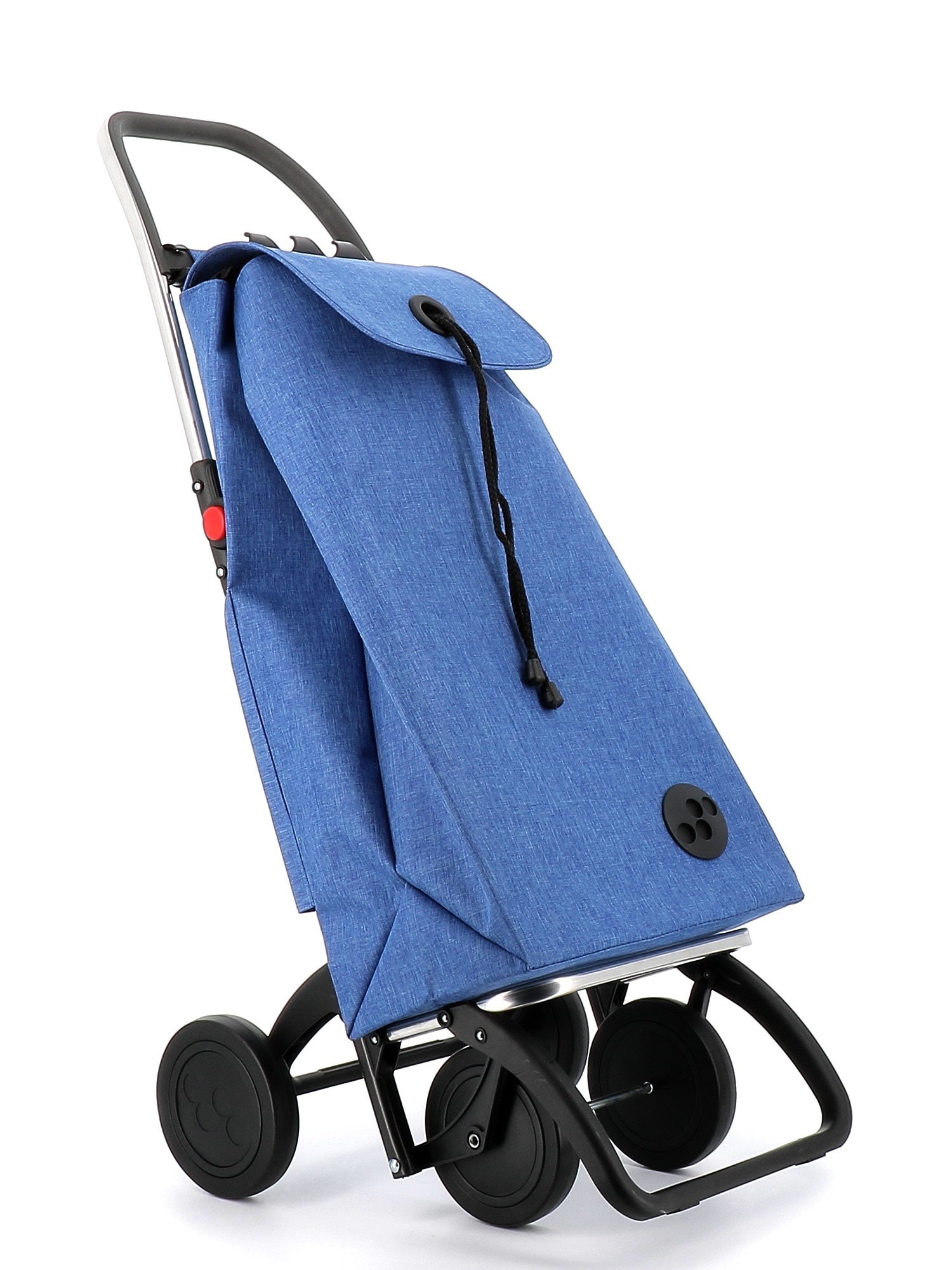 Carro de la compra I-Max Tweed 4 Ruedas Plegable Rolser - Azul Azul-5