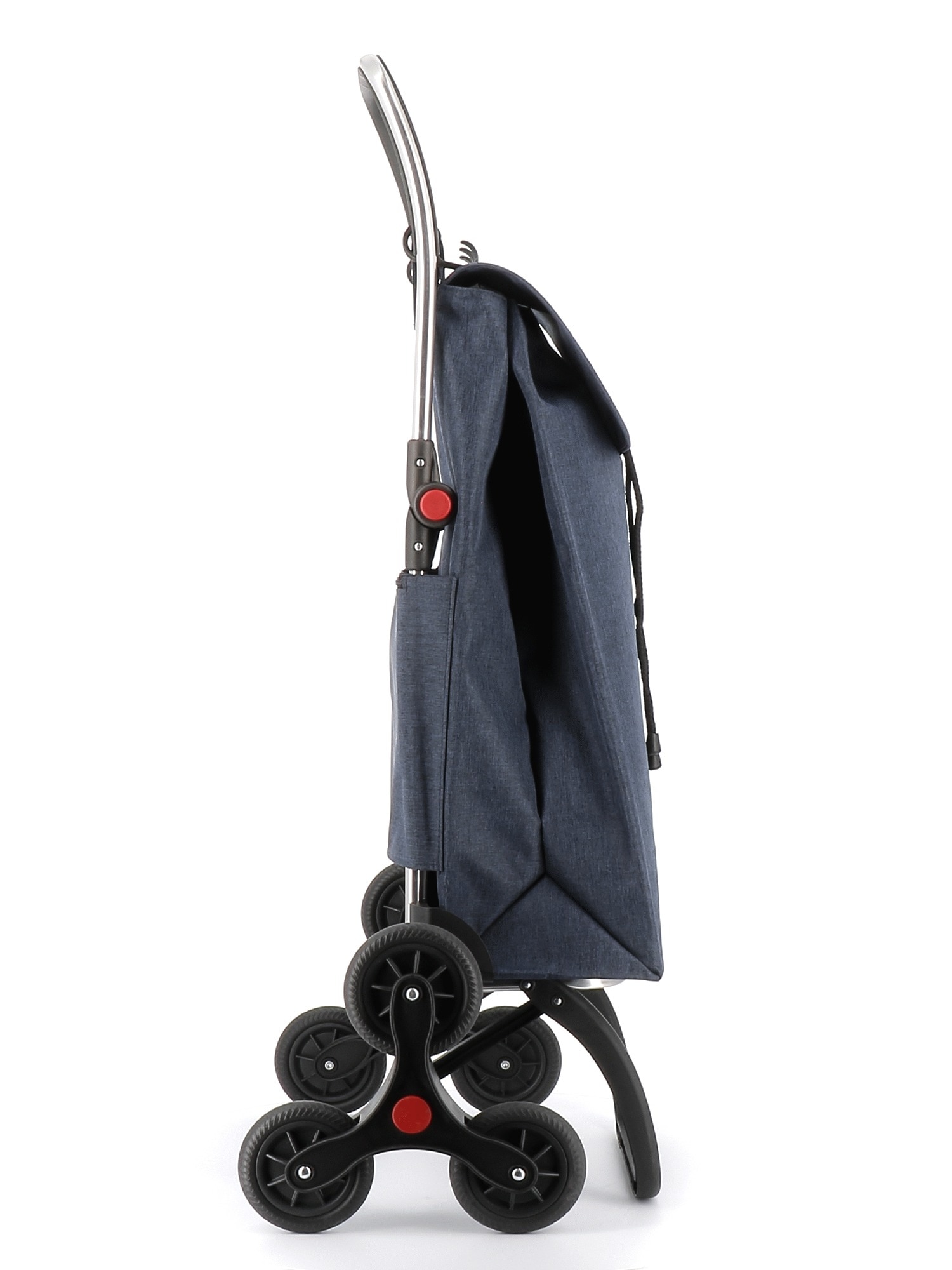 Imagen 2 de Carro de la compra I-Max Tweed 6 Ruedas Sube Escaleras Plegable Rolser - Azul marino Azul marino