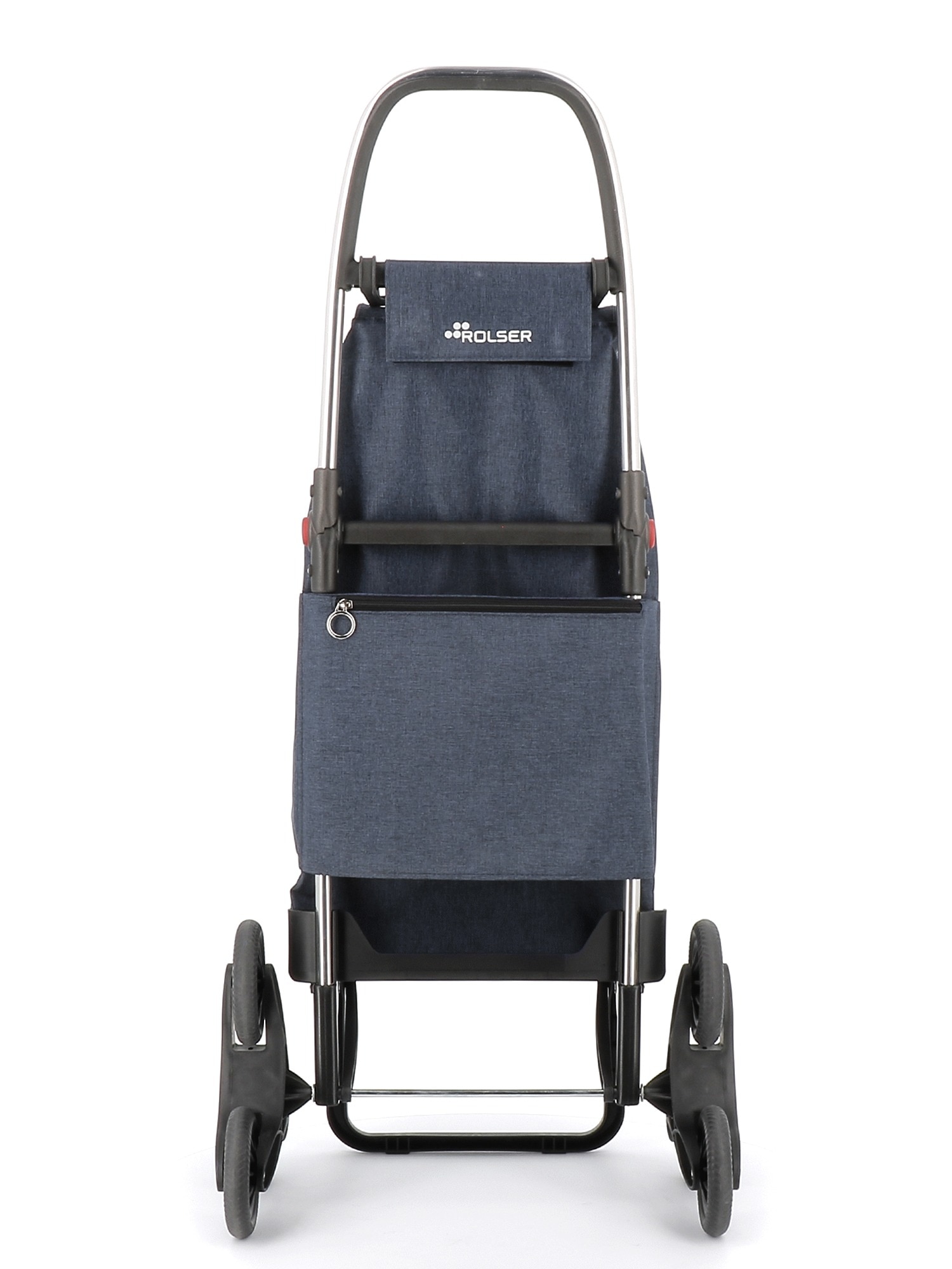 Imagen 3 de Carro de la compra I-Max Tweed 6 Ruedas Sube Escaleras Plegable Rolser - Azul marino Azul marino