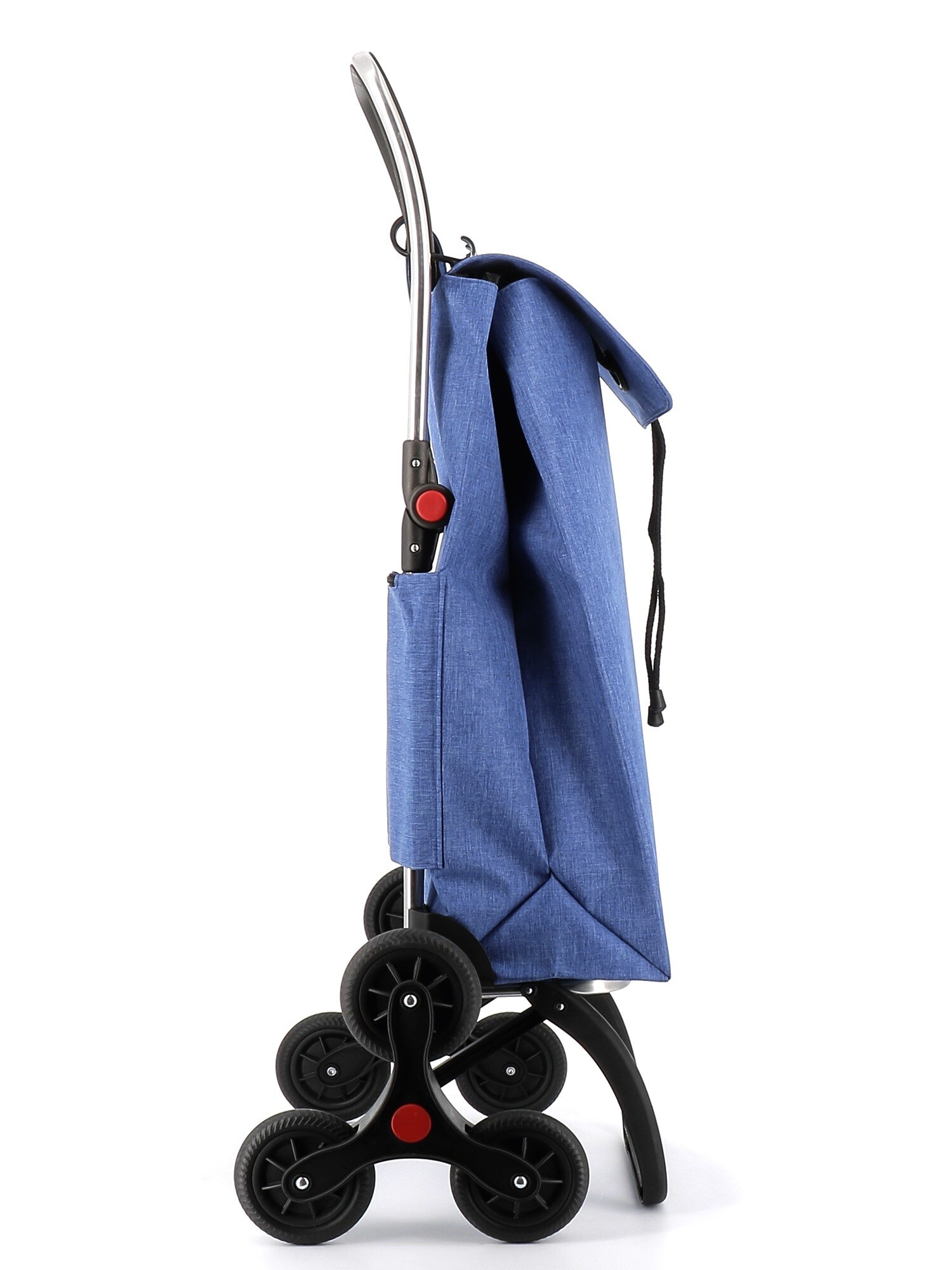 Imagen 2 de Carro de la compra I-Max Tweed 6 Ruedas Sube Escaleras Plegable Rolser - Azul Azul