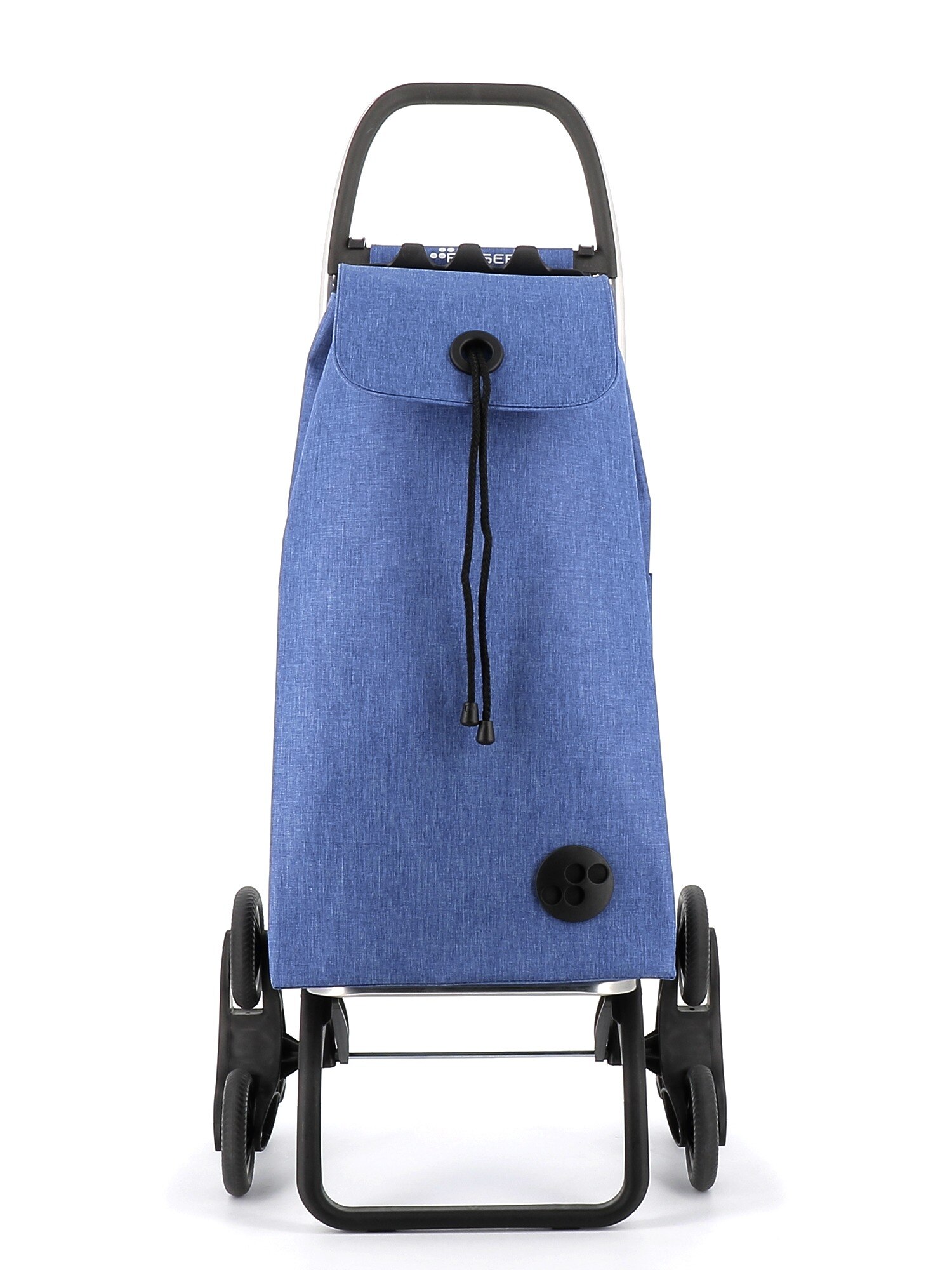 Imagen 4 de Carro de la compra I-Max Tweed 6 Ruedas Sube Escaleras Plegable Rolser - Azul Azul