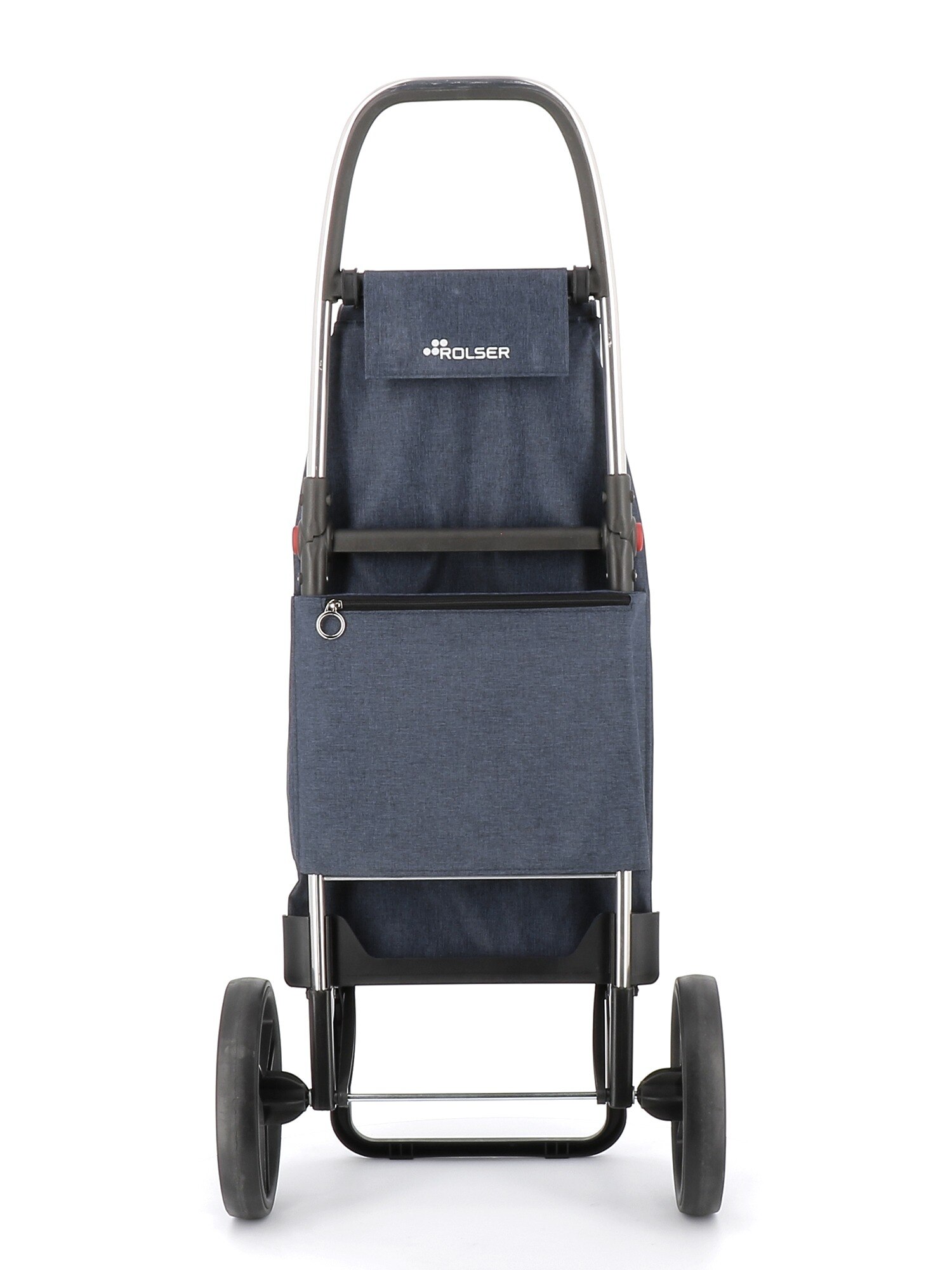 Imagen 3 de Carro de la compra I-Max Tweed 2 Ruedas Grandes Plegable Rolser - Azul marino Azul marino