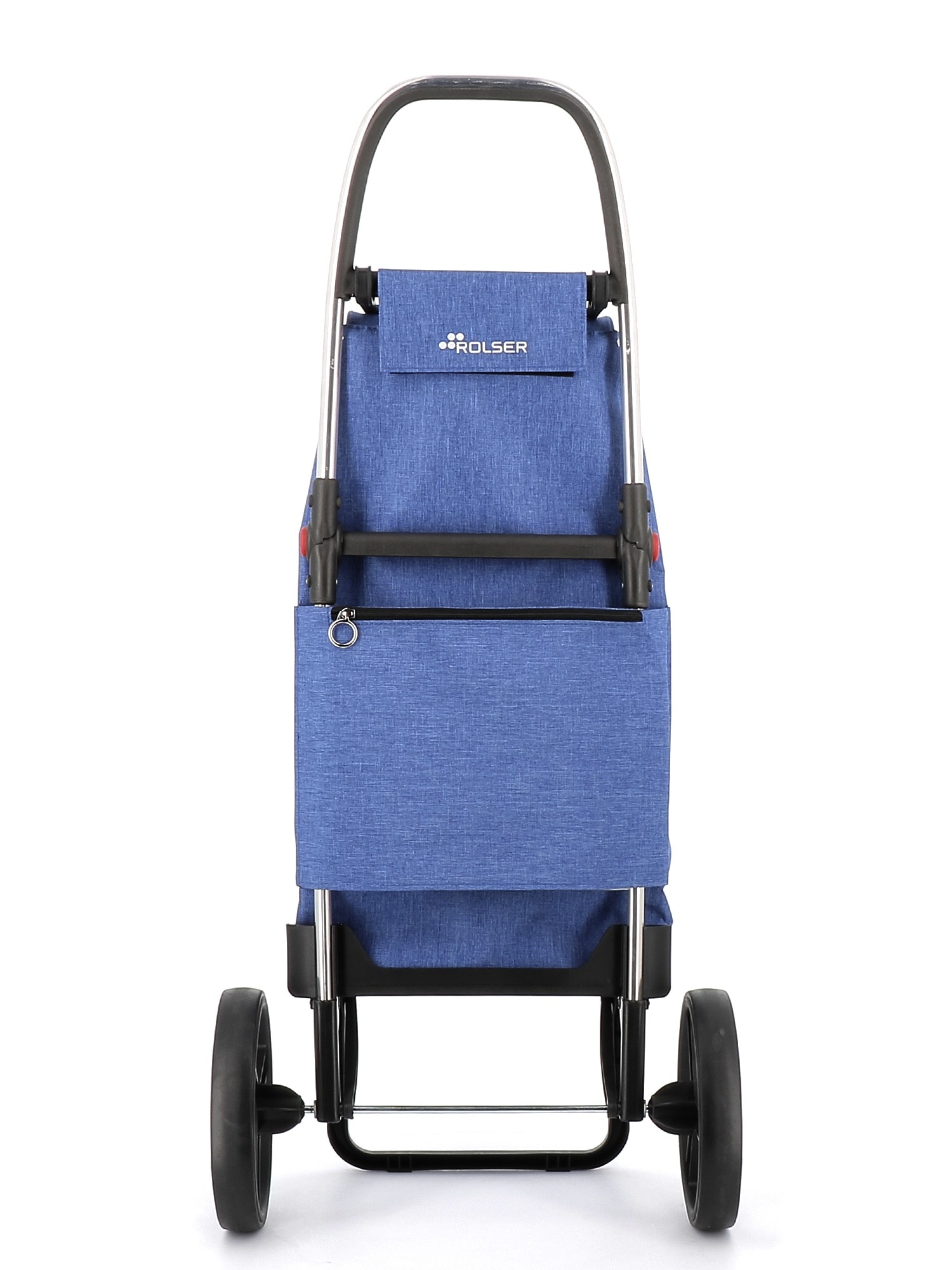 Imagen 3 de Carro de la compra I-Max Tweed 2 Ruedas Grandes Plegable Rolser - Azul Azul