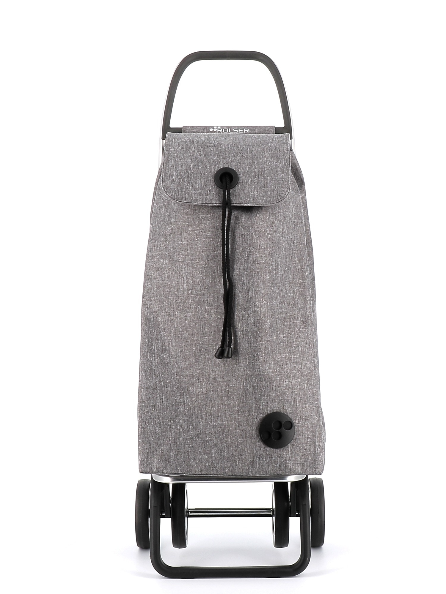 Carro de la compra I-Max Tweed 4 Ruedas Rolser - Gris Gris-4