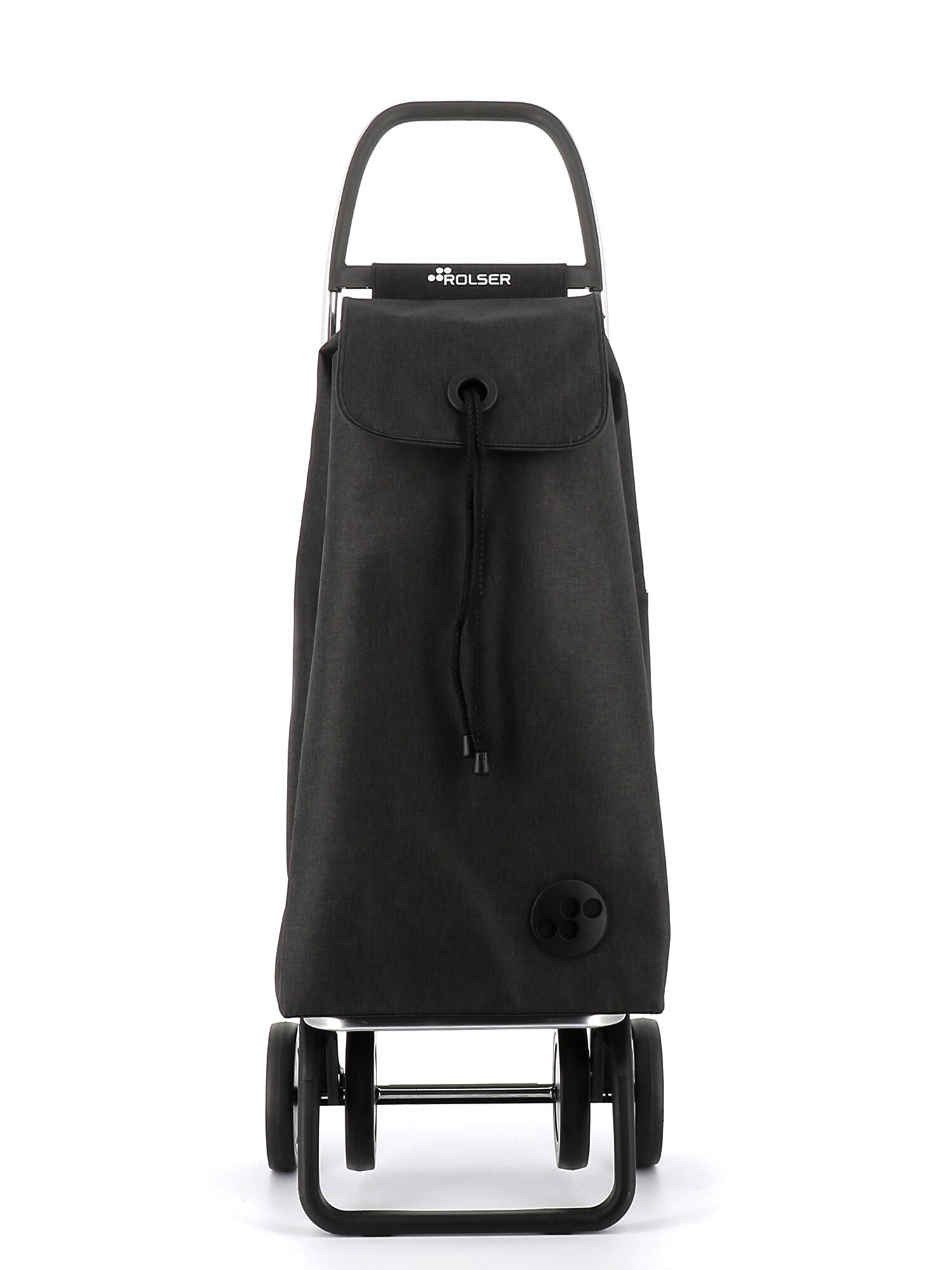 Carro de la compra I-Max Tweed 4 Ruedas Rolser - Negro Negro-4