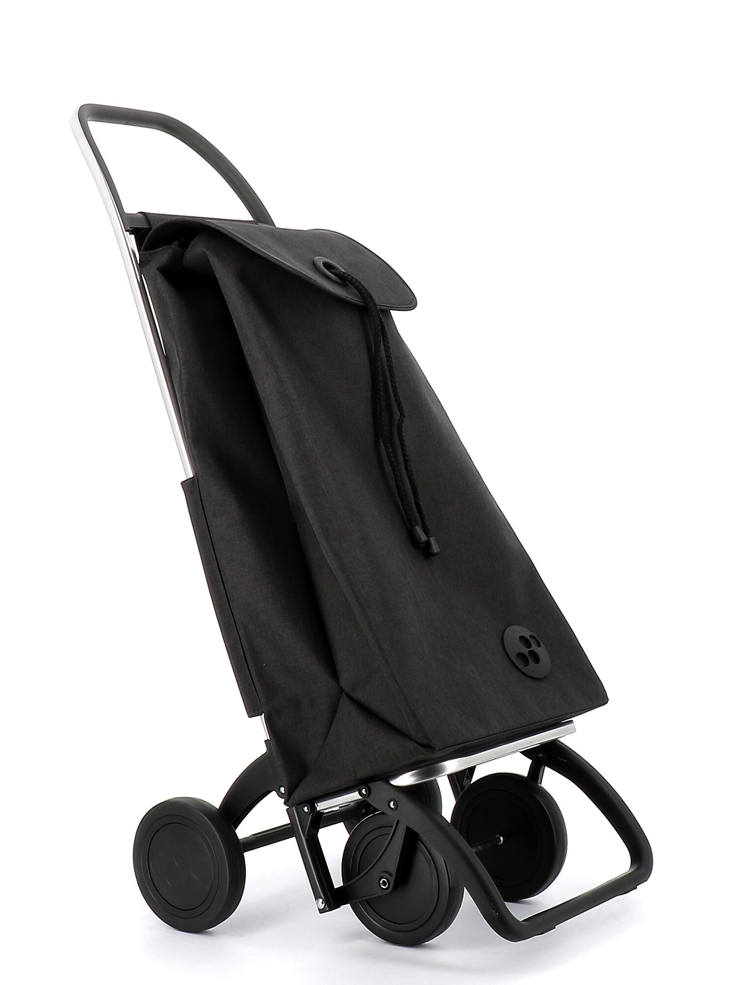 Carro de la compra I-Max Tweed 4 Ruedas Rolser - Negro Negro-5