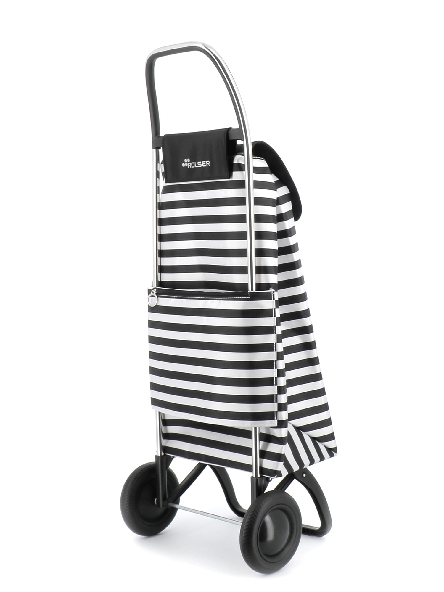 Imagen 3 de Carro de la compra I-Max Marina 2 Ruedas Rolser - Blanco / Negro Blanco / Negro