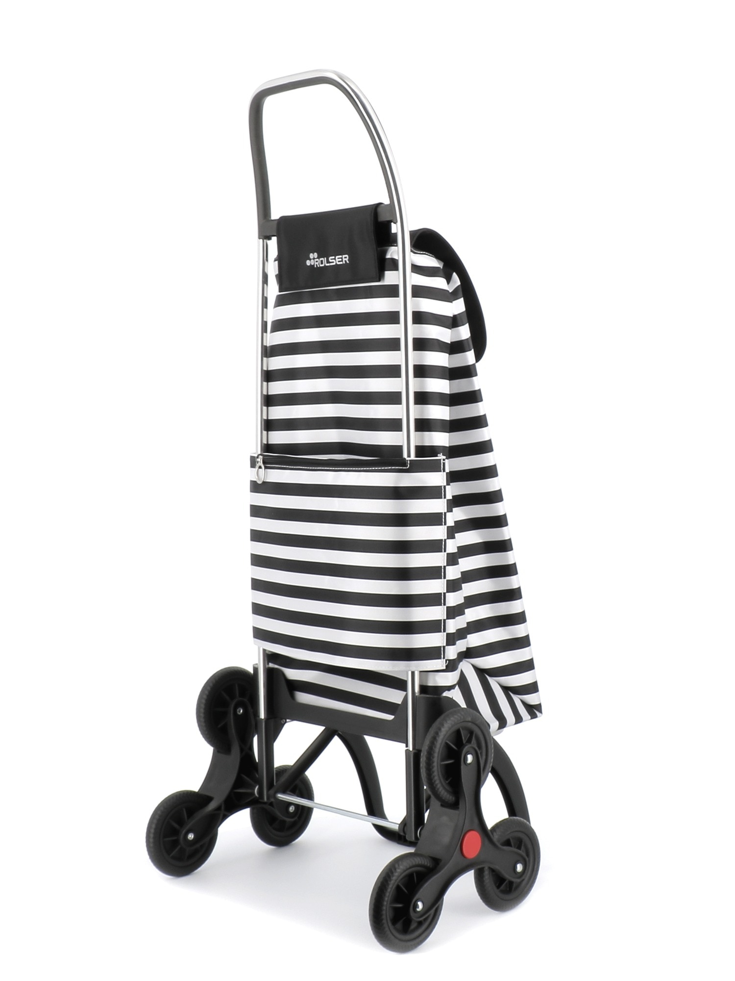 Imagen 3 de Carro de la compra I-Max Marina 6 Ruedas Sube Escaleras Rolser - Blanco / Negro Blanco / Negro