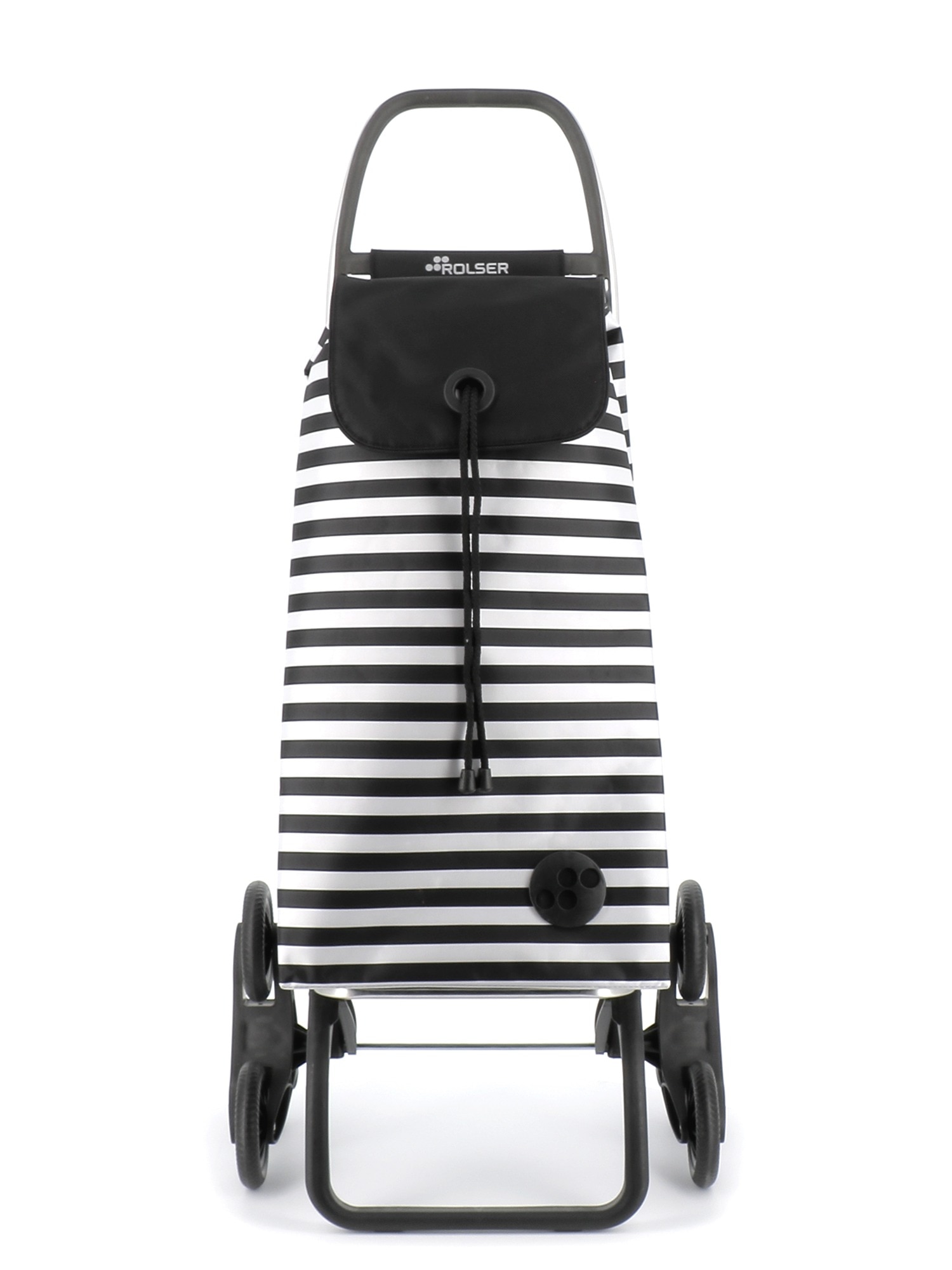 Imagen 5 de Carro de la compra I-Max Marina 6 Ruedas Sube Escaleras Rolser - Blanco / Negro Blanco / Negro