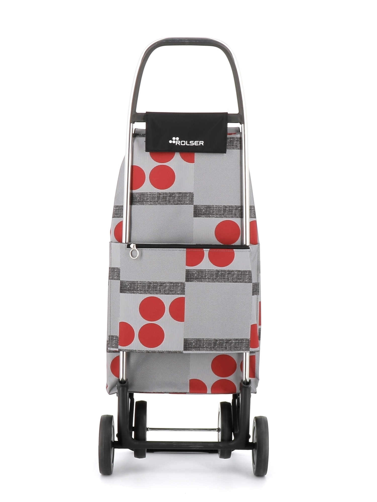 Imagen 3 de Carro de la compra I-Max Logos 4 Ruedas Rolser - Rojo Rojo