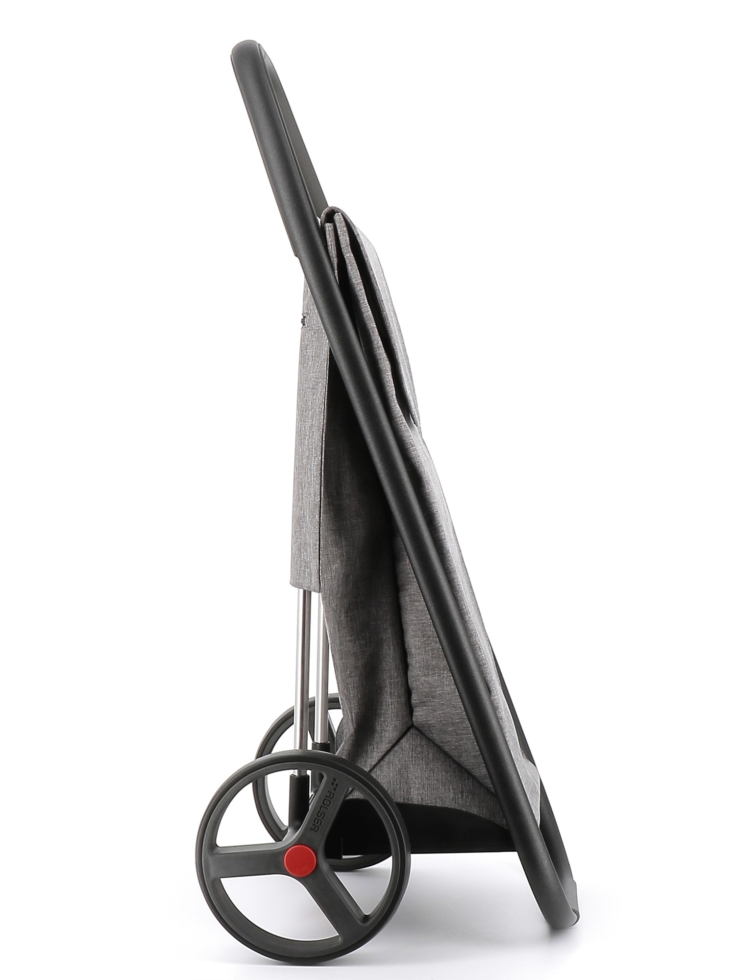 Imagen 2 de Carro de la compra COM Tweed Black Tube 2 Ruedas Grandes Rolser - Gris Gris