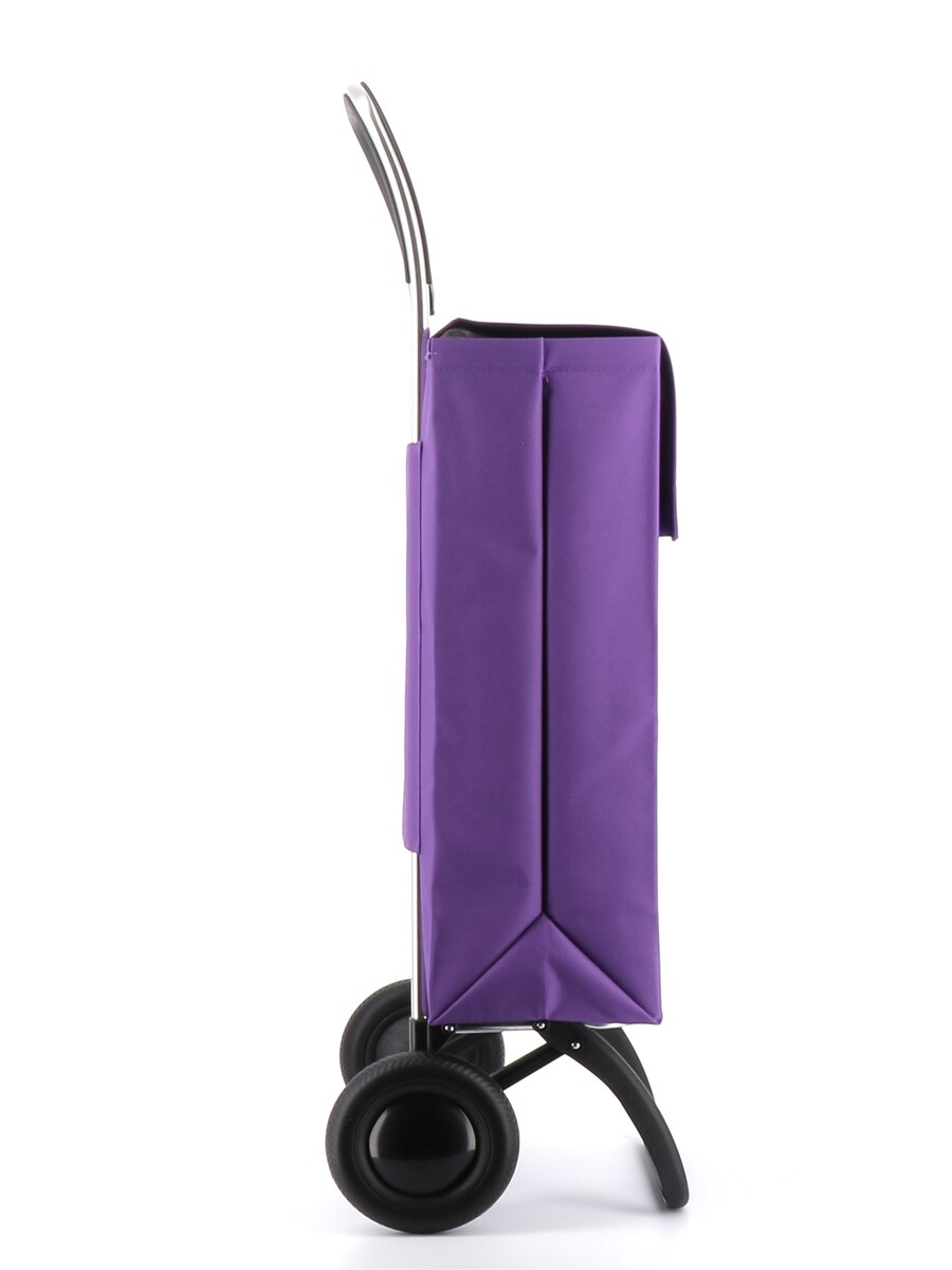 Carrello Della Spesa Rolser Jean LN 2 Ruote In Alluminio - Capiente 43L, Pieghevole, Colore Malva