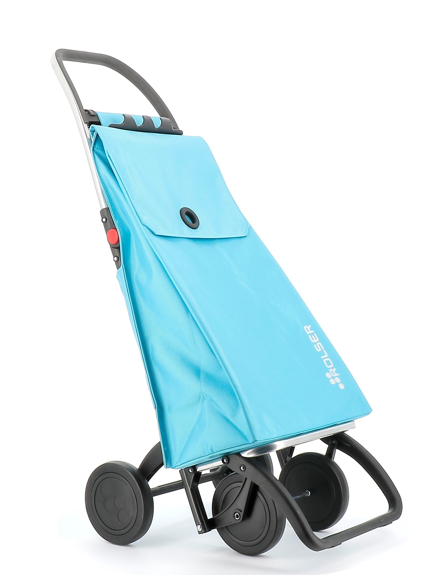 Imagen 5 de Carro de la compra Akanto MF 4 Ruedas Plegable Rolser - Celeste Celeste