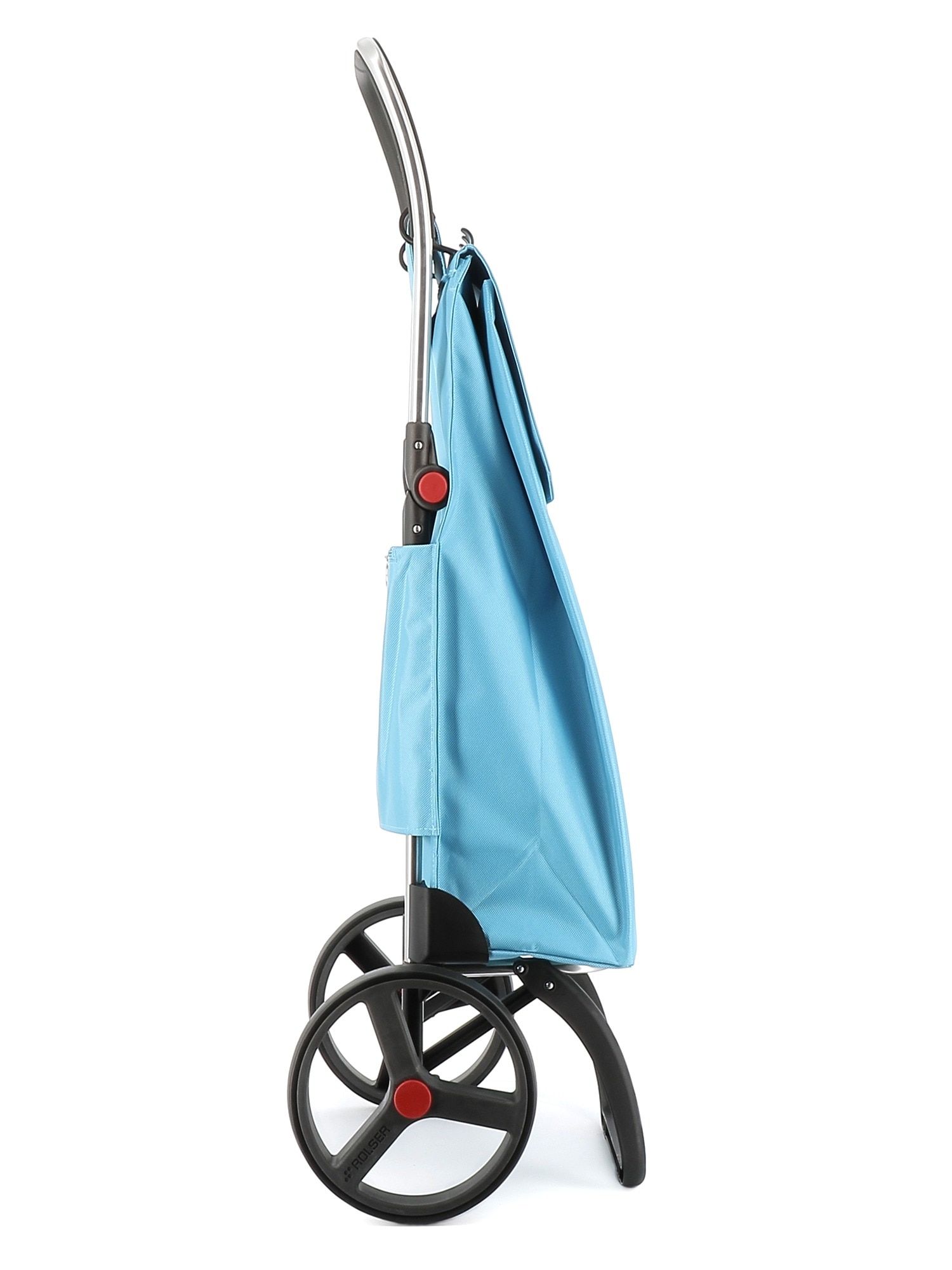 Imagen 2 de Carro de la compra Akanto MF 2 Ruedas Grandes Plegable Rolser - Celeste Celeste