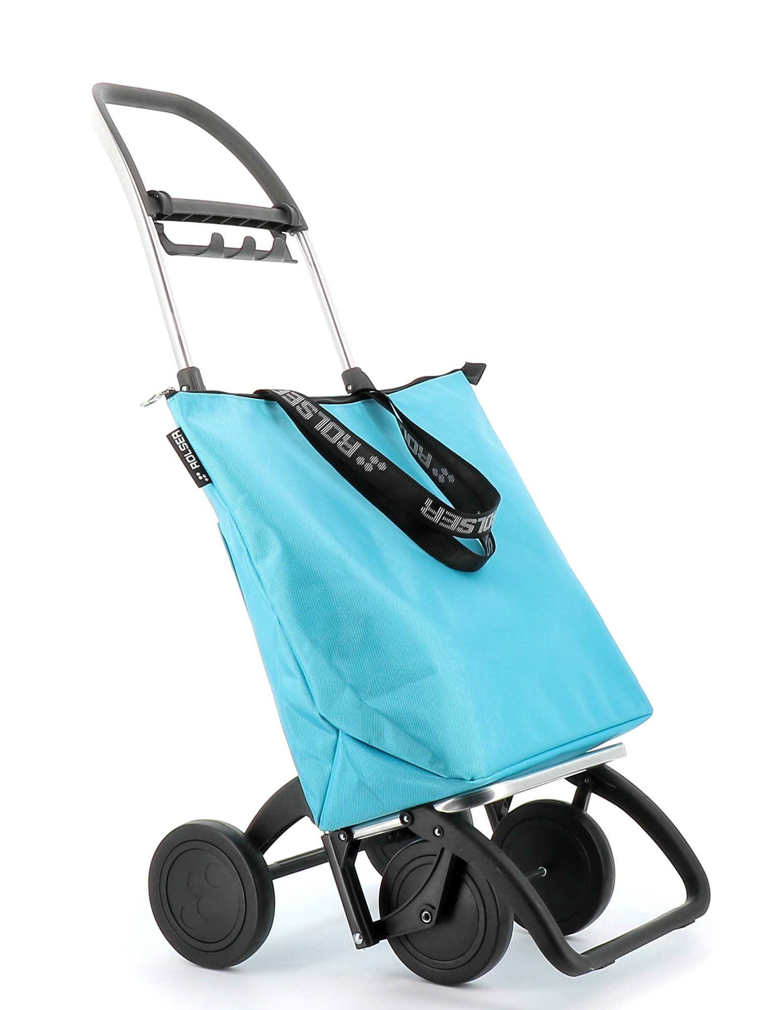 Carro de la compra Mini Bag Plus MF 4 Ruedas Plegable Rolser - Celeste Celeste-4