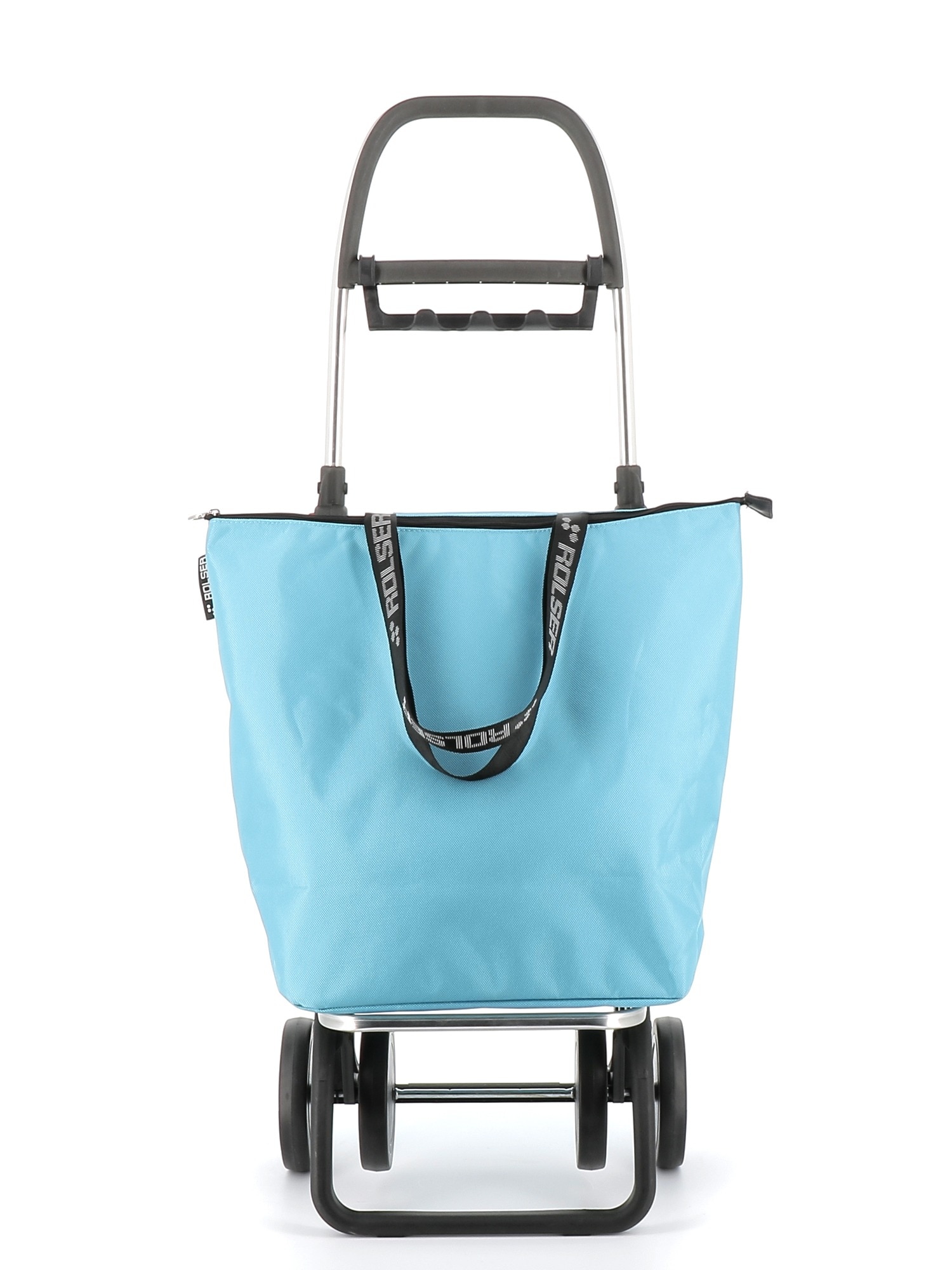 Carro de la compra Mini Bag Plus MF 4 Ruedas Plegable Rolser - Celeste Celeste-5