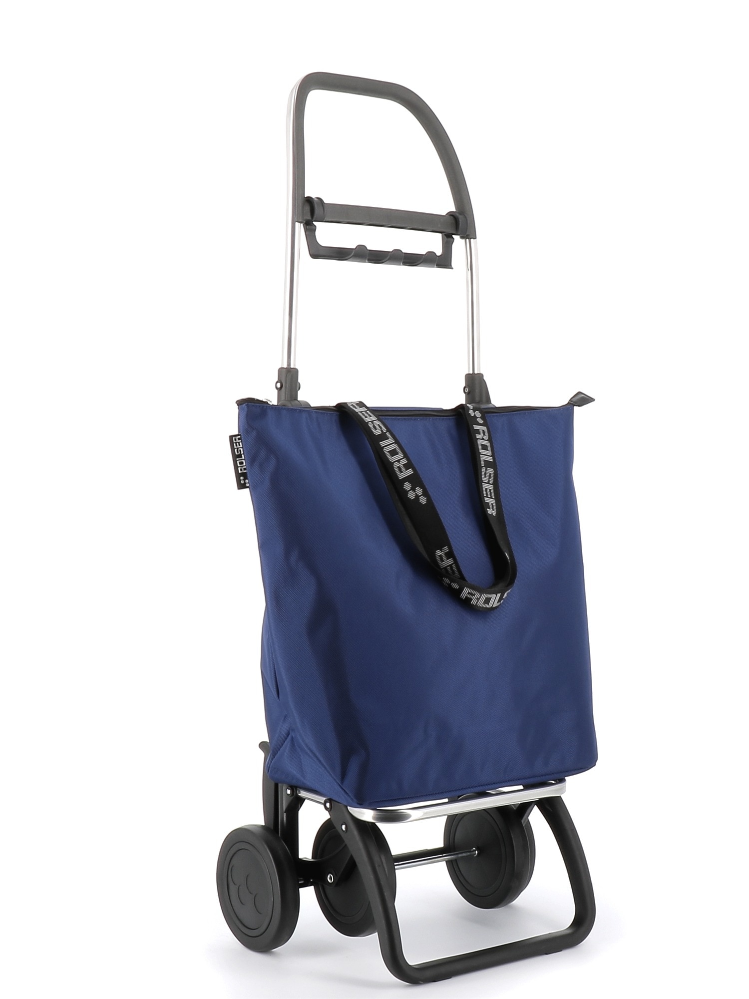 Carro de la compra Mini Bag Plus MF 4 Ruedas Plegable Rolser - Azul Azul-5