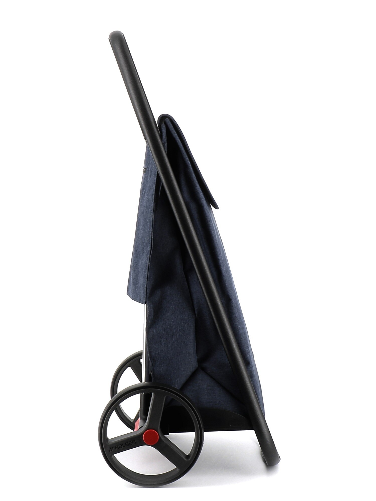 Imagen 2 de Carro de la compra COM Tweed Black Tube 2 Ruedas Grandes Rolser - Azul marino Azul marino