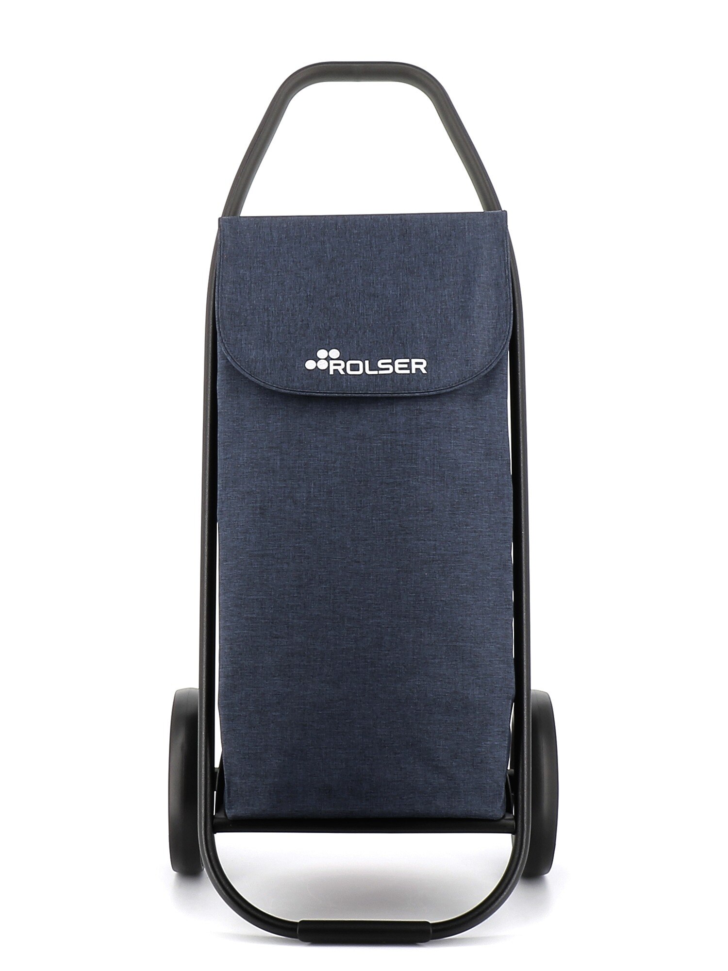 Imagen 4 de Carro de la compra COM Tweed Black Tube 2 Ruedas Grandes Rolser - Azul marino Azul marino