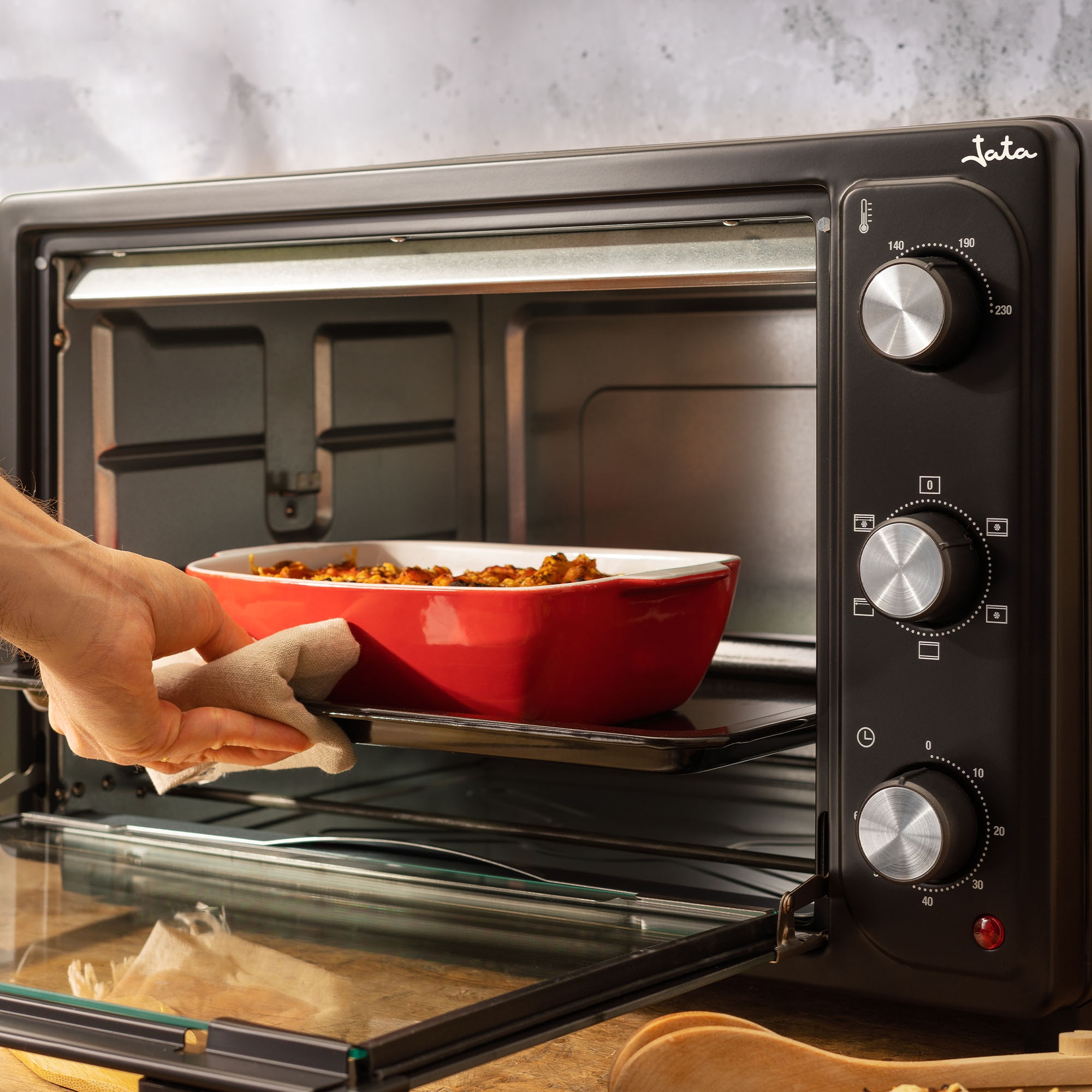 Horno de sobremesa Jata con grill 45 L - HN945 - Negro Negro-4