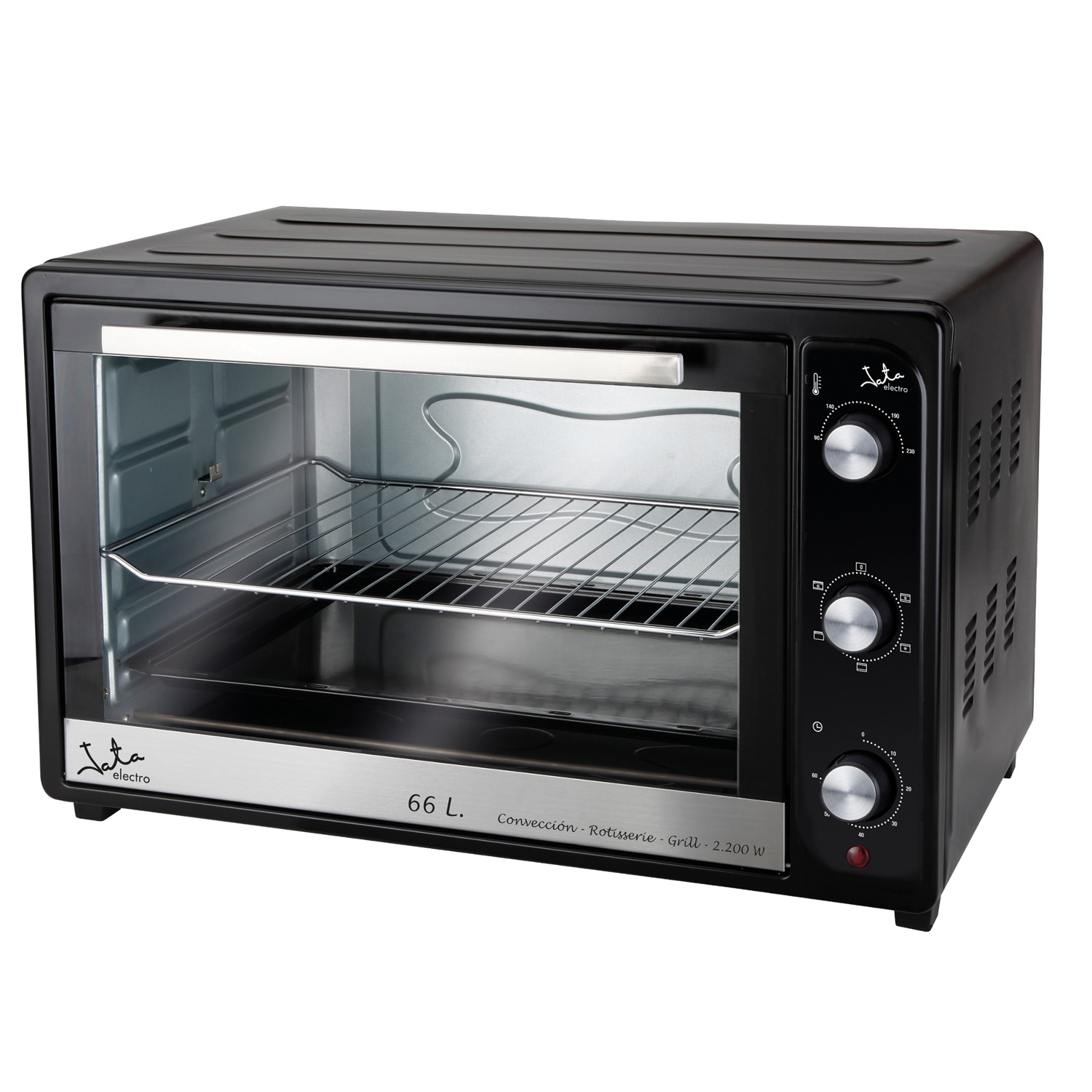 Imagen 0 de Horno de sobremesa Jata con grill 66 L - HN966 Negro