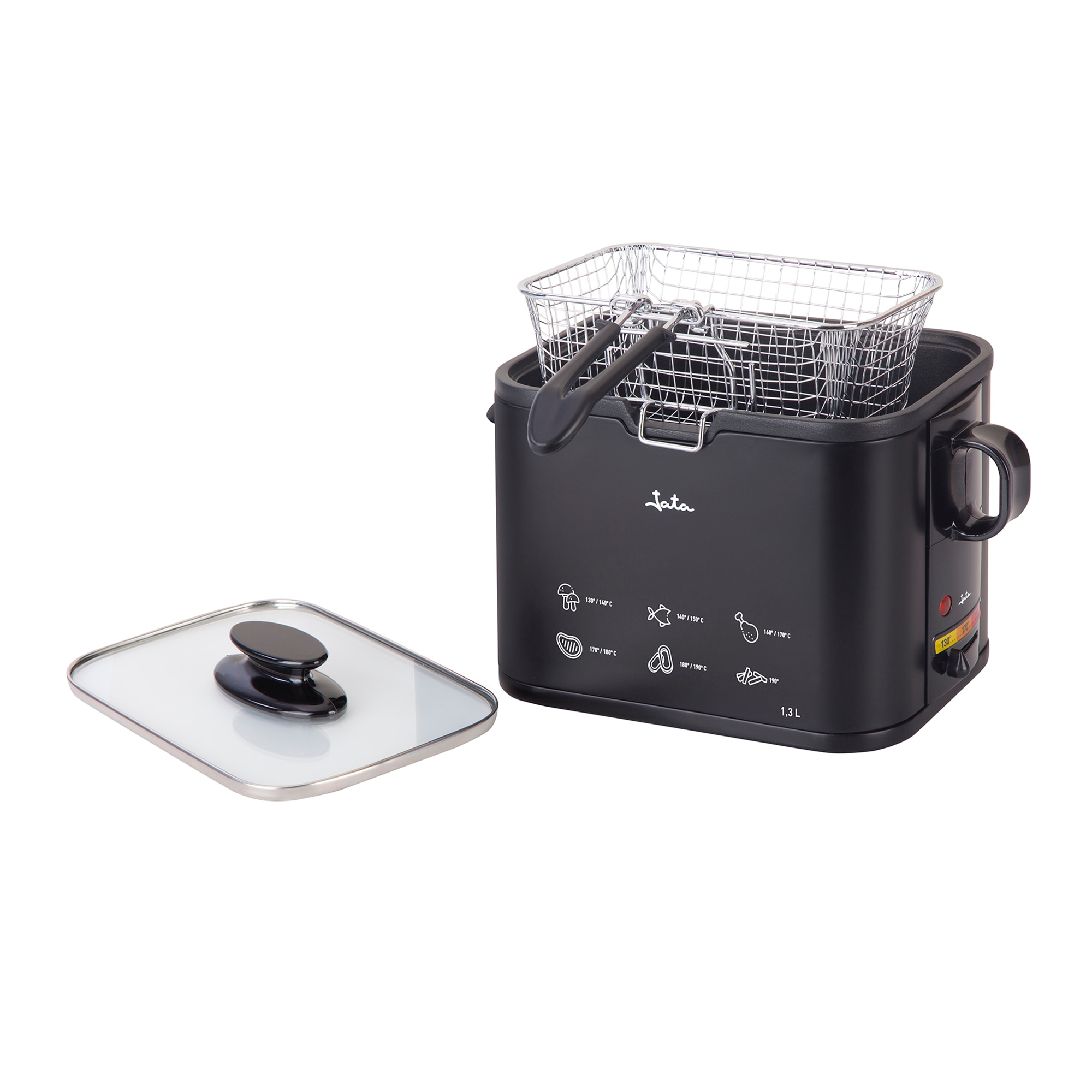 Freidora Jata FR5600 de 1.3 L. 1000 W. Fácil limpieza - Negro Negro-2