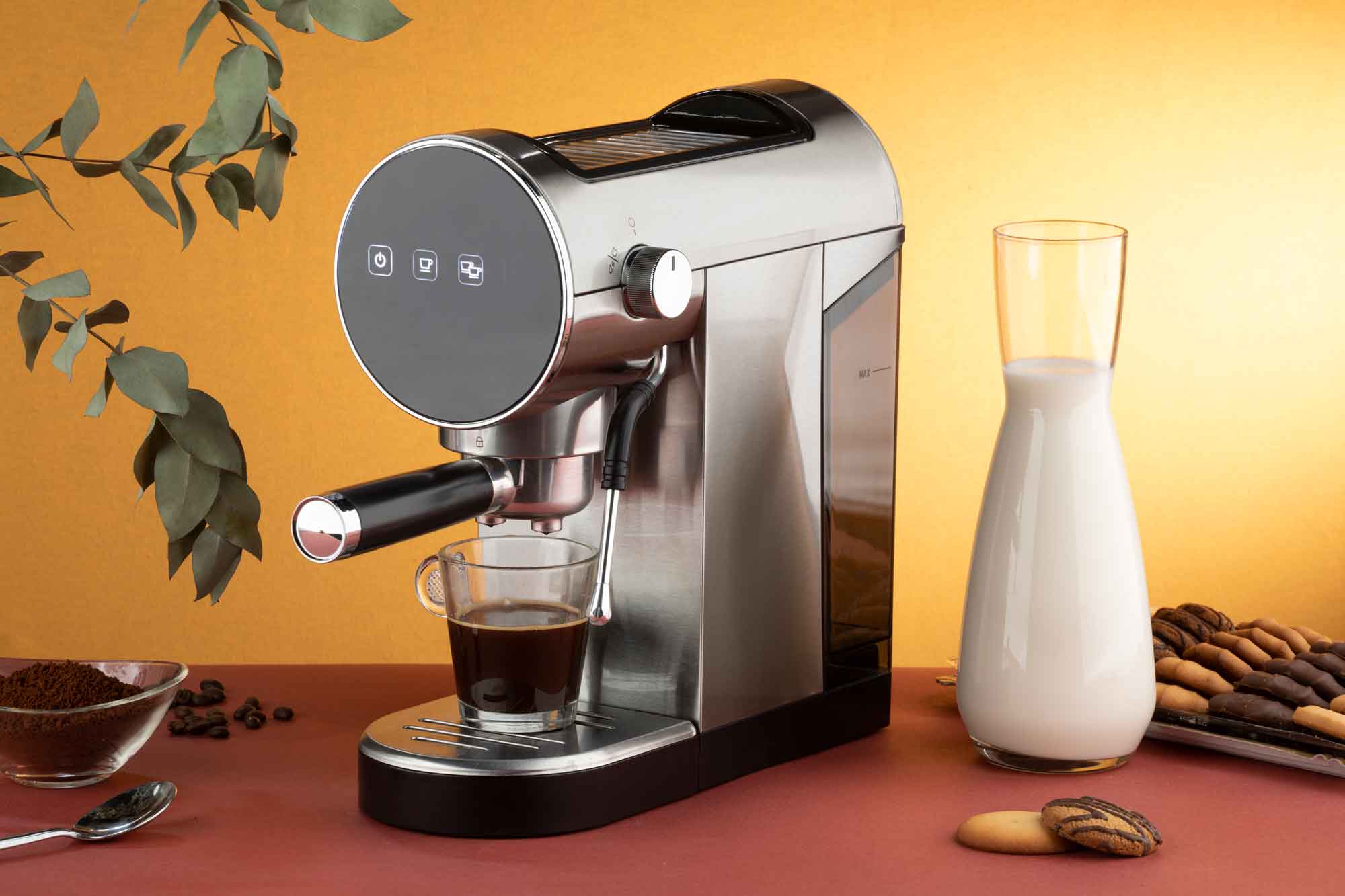 Máquina de café espresso Jata JECA2300 com pressão de 20 bar e 350 W Cinzento-2