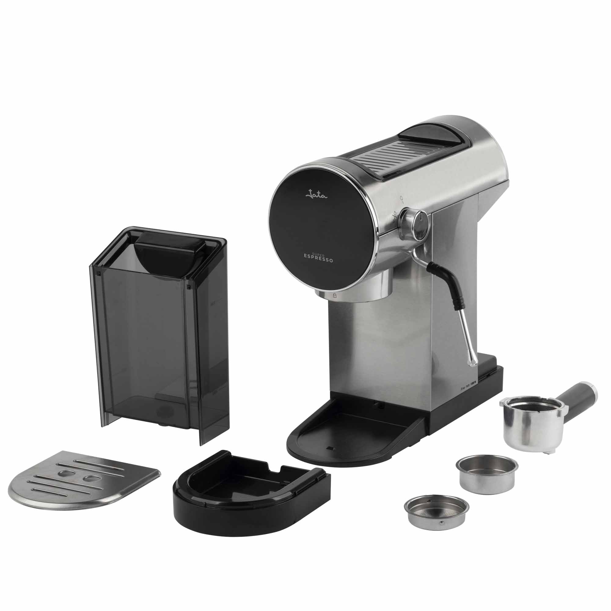 Máquina de café espresso Jata JECA2300 com pressão de 20 bar e 350 W Cinzento-5