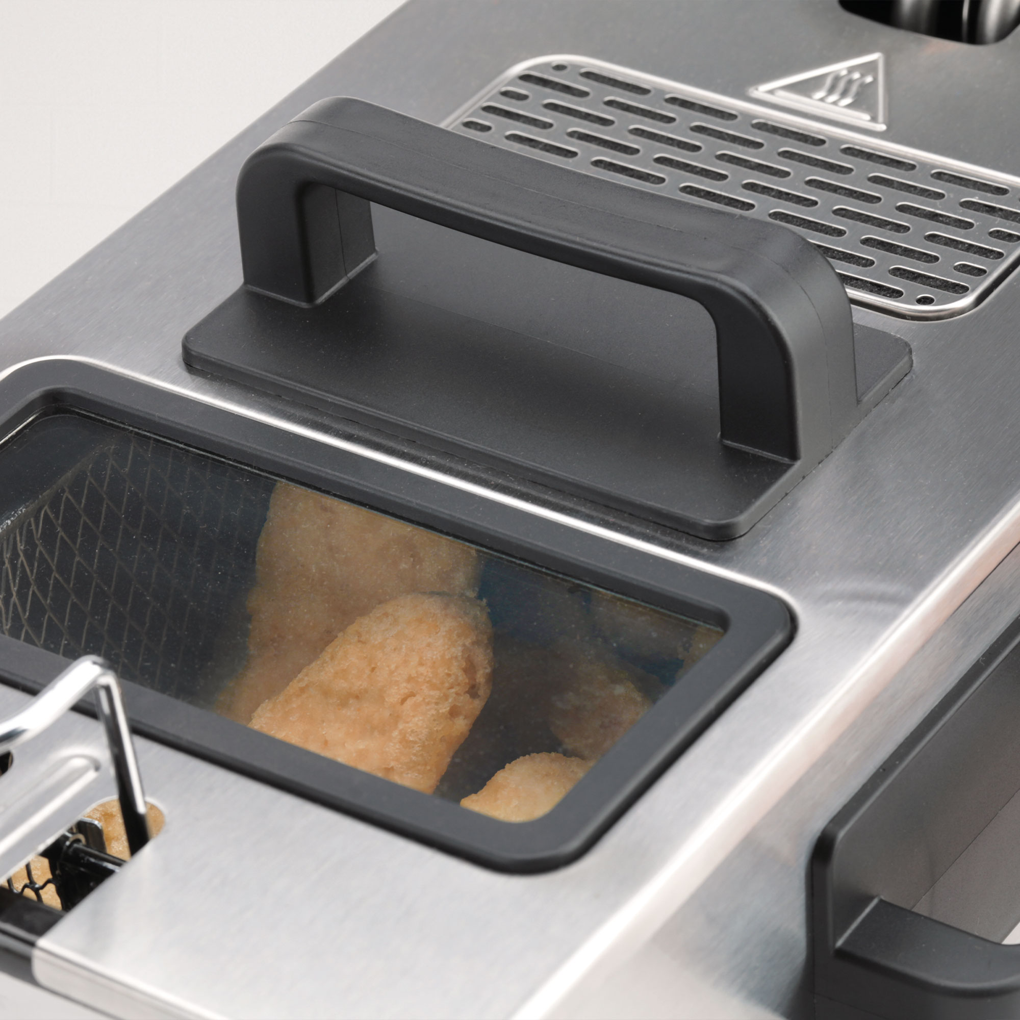 Freidora de aceite Jata JEFR1680 de 3 litros y 2000 W - Gris Gris-3