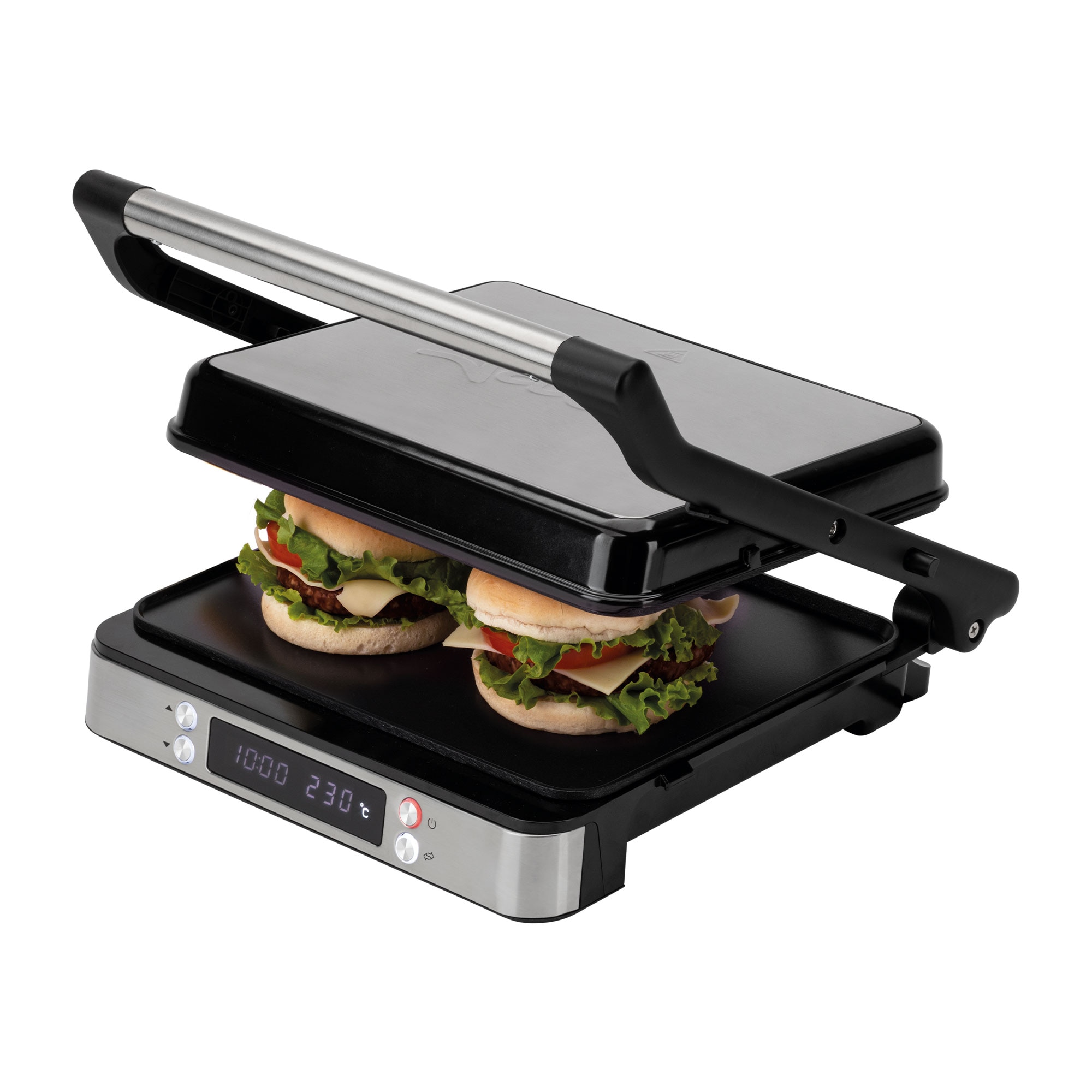 Jata - Grill Jata JEGR1529 con placas mixtras y apertura 180º 2000 W.