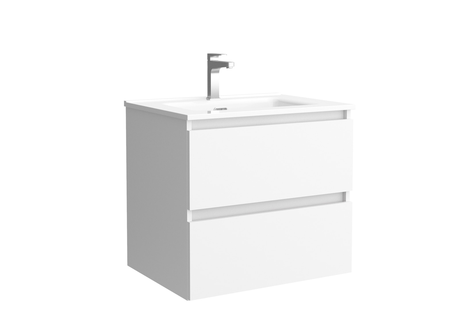 Salgar - Mueble de baño con 2 cajones y lavabo de porcelana Bequia Salgar.