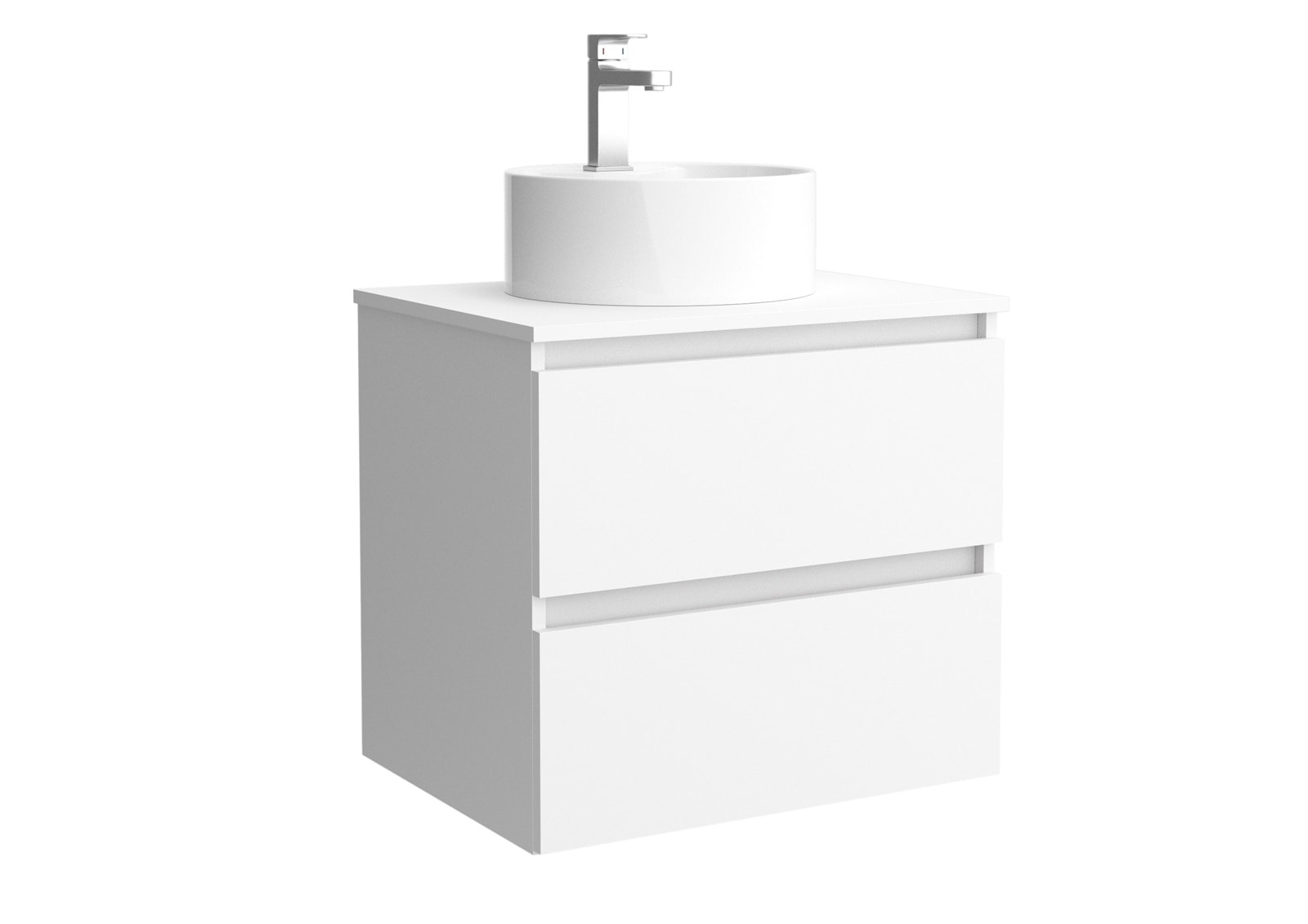 Salgar - Mueble de baño con 2 cajones y lavabo sobre Encimera Bequia Salgar.