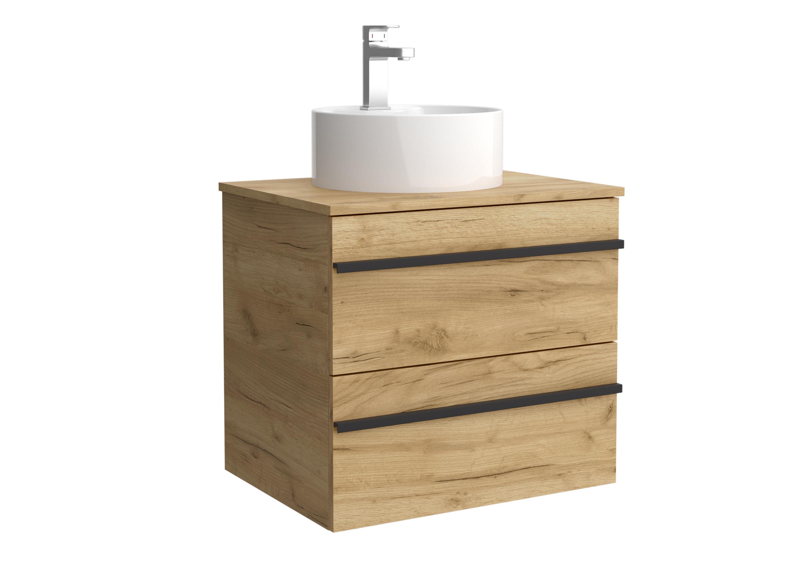 Salgar - Mueble de baño con 2 cajones y lavabo sobre encimera Born Salgar.