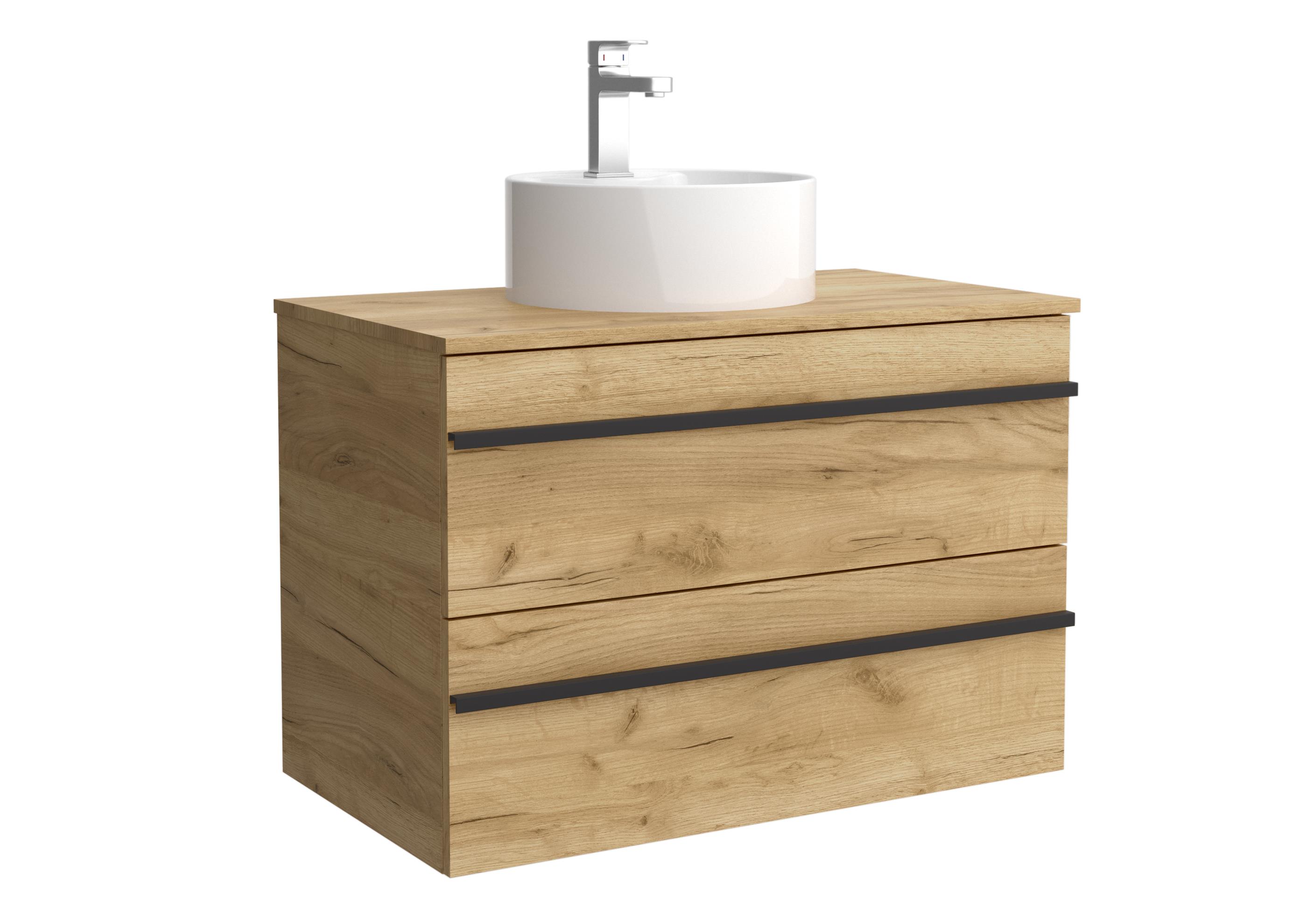 Salgar - Mueble de baño con 2 cajones y lavabo sobre encimera Born Salgar.