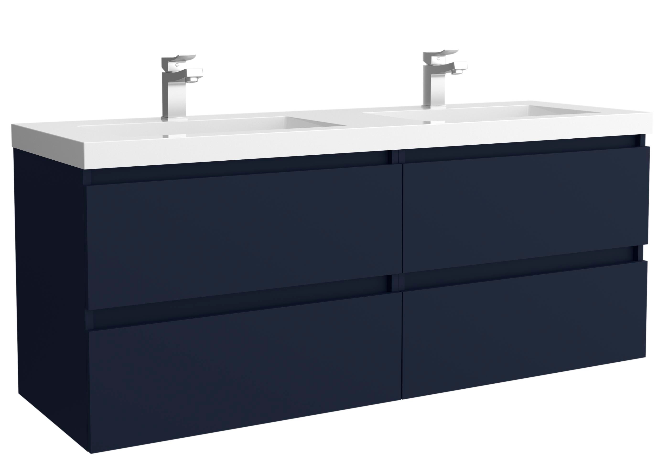 Imagen 0 de Mueble de baño Bequia con Lavabo doble Toscana Azul