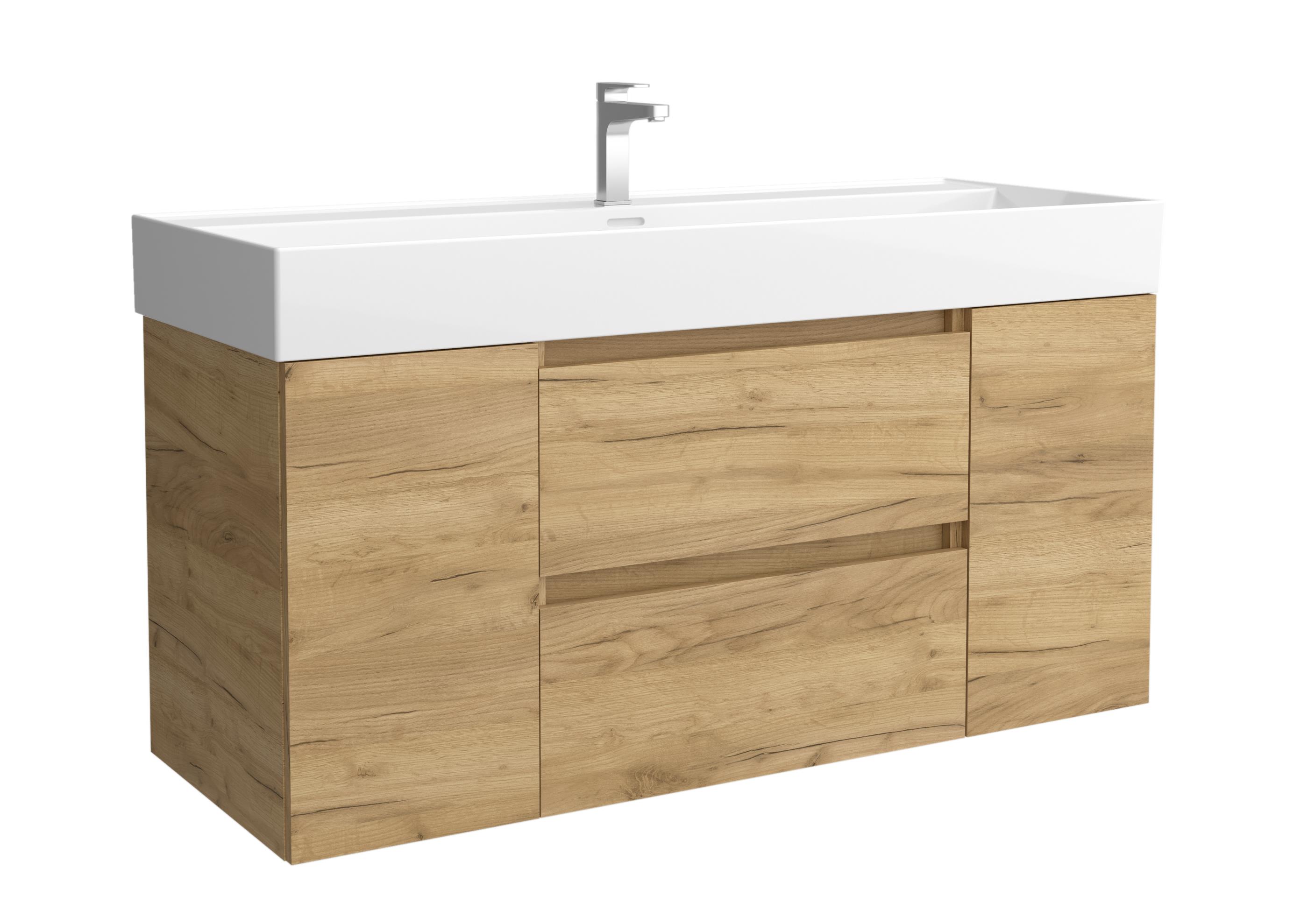 Imagen 0 de Mueble de baño Bequia + Lavabo Roma + 2 coqueta de 1 puerta Roble