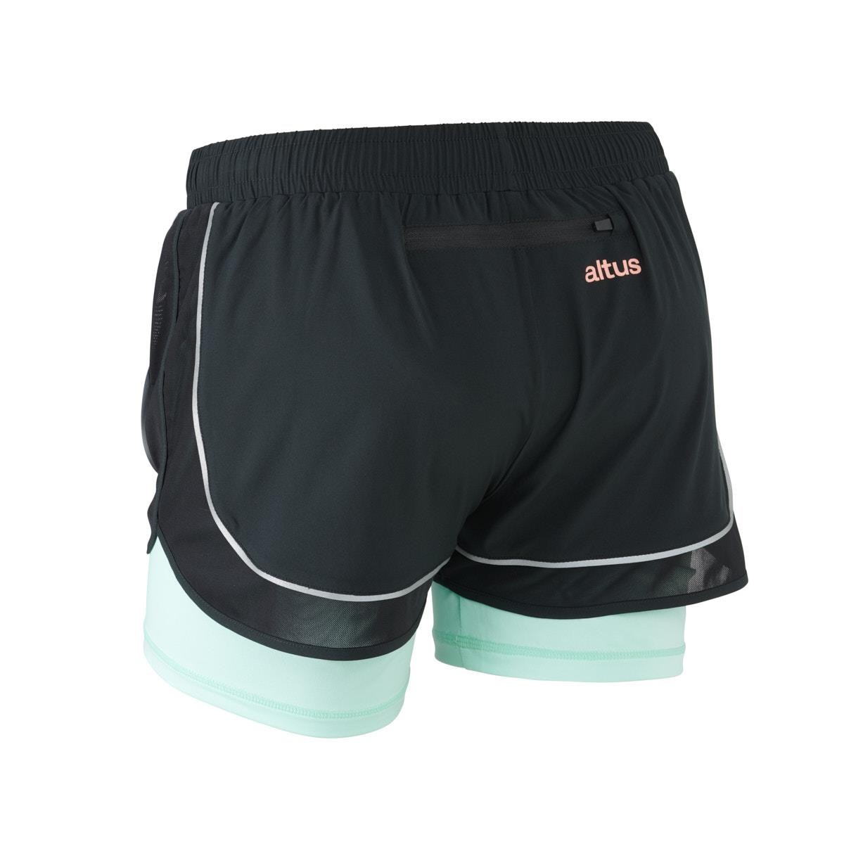 Short de mujer Len Woman Altus - Negro Negro-2
