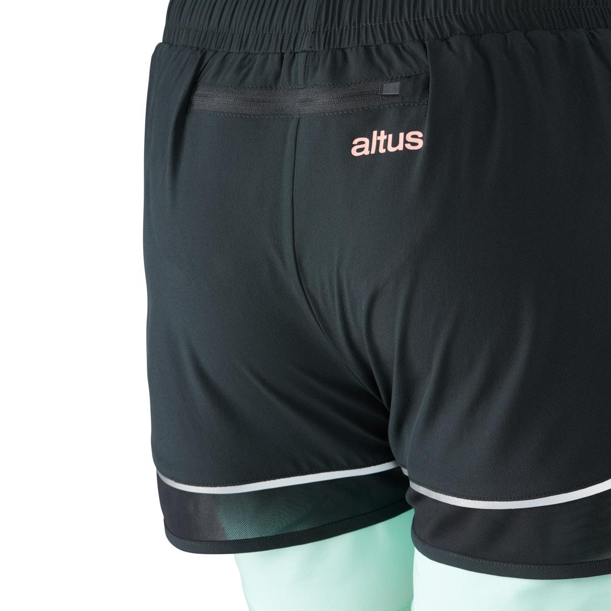 Short de mujer Len Woman Altus - Negro Negro-4