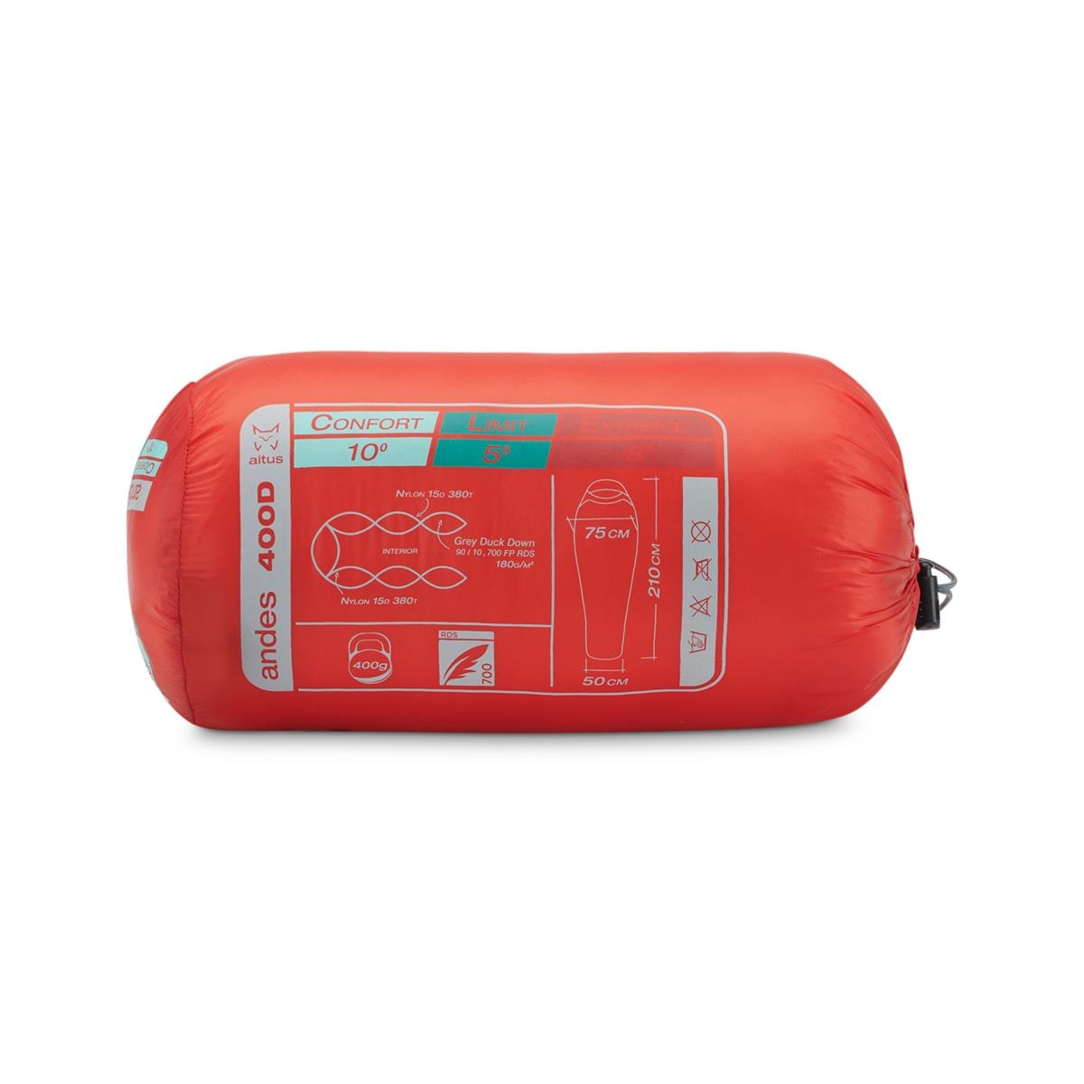Saco de dormir Andes 400 H30 Altus - Amarillo Amarillo-5