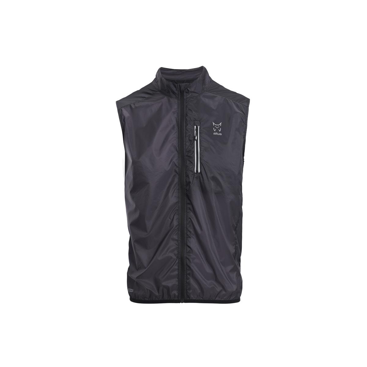 Altus Chaleco cortavientos de hombre Biwa Negro