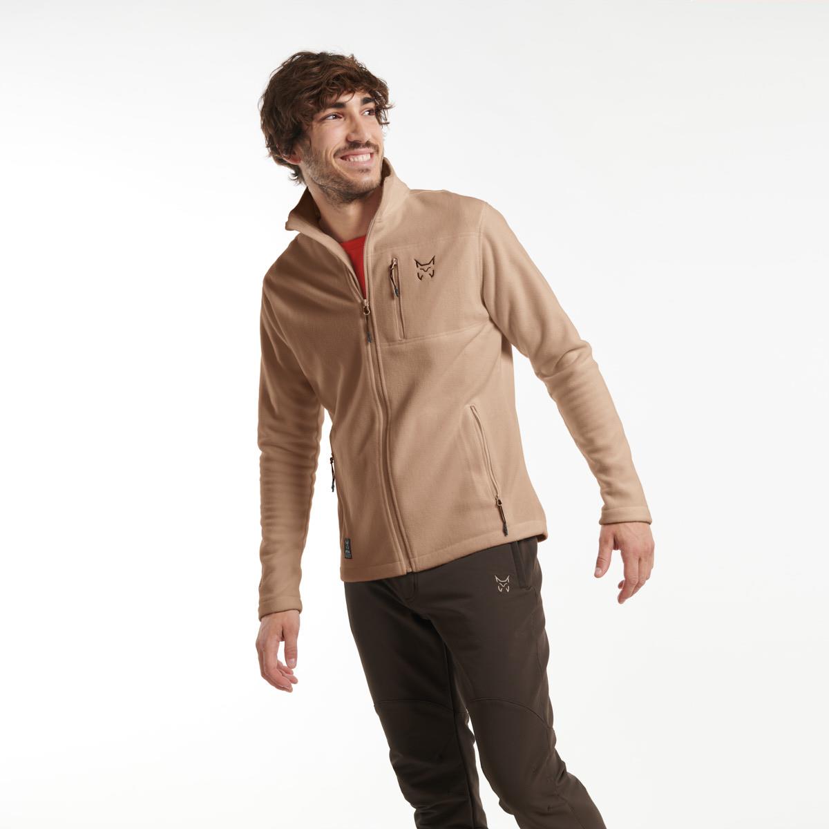 Forro polar de hombre Lombardia Altus - Marrón claro Marrón claro-5