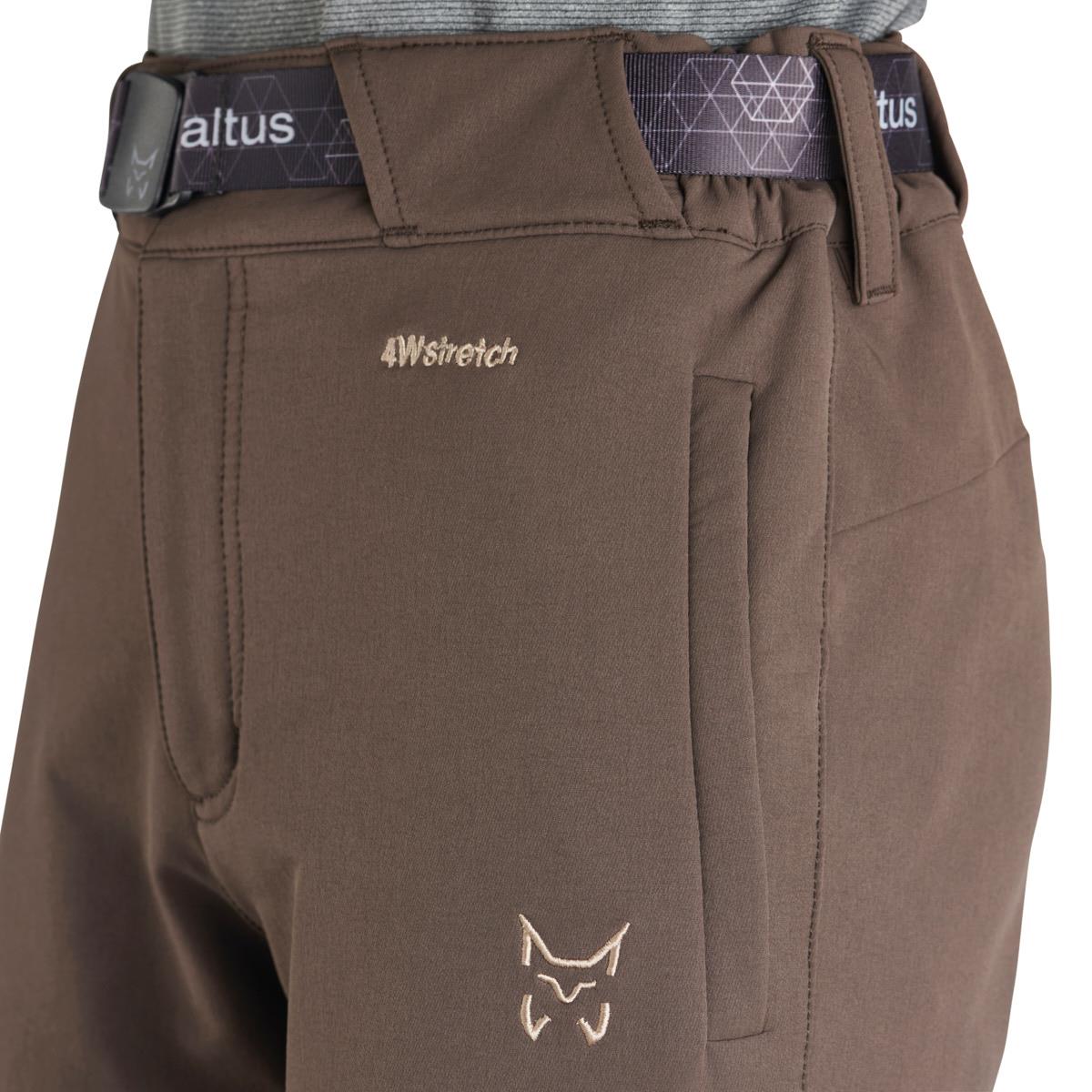 Pantalón de mujer Olloqui Winter W H30 Altus - Marrón chocolate Marrón chocolate-3